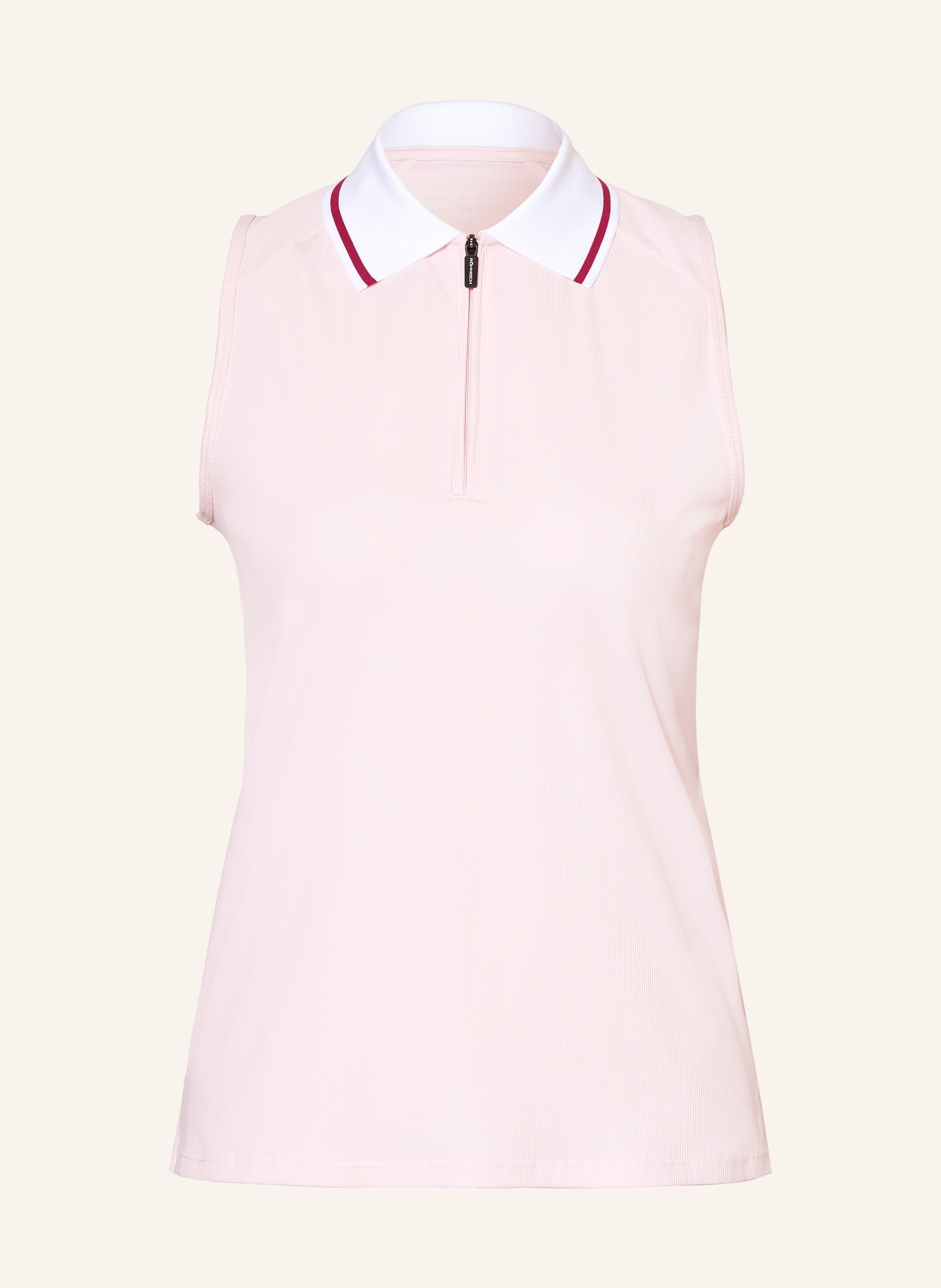 Röhnisch Jersey-Poloshirt rosa