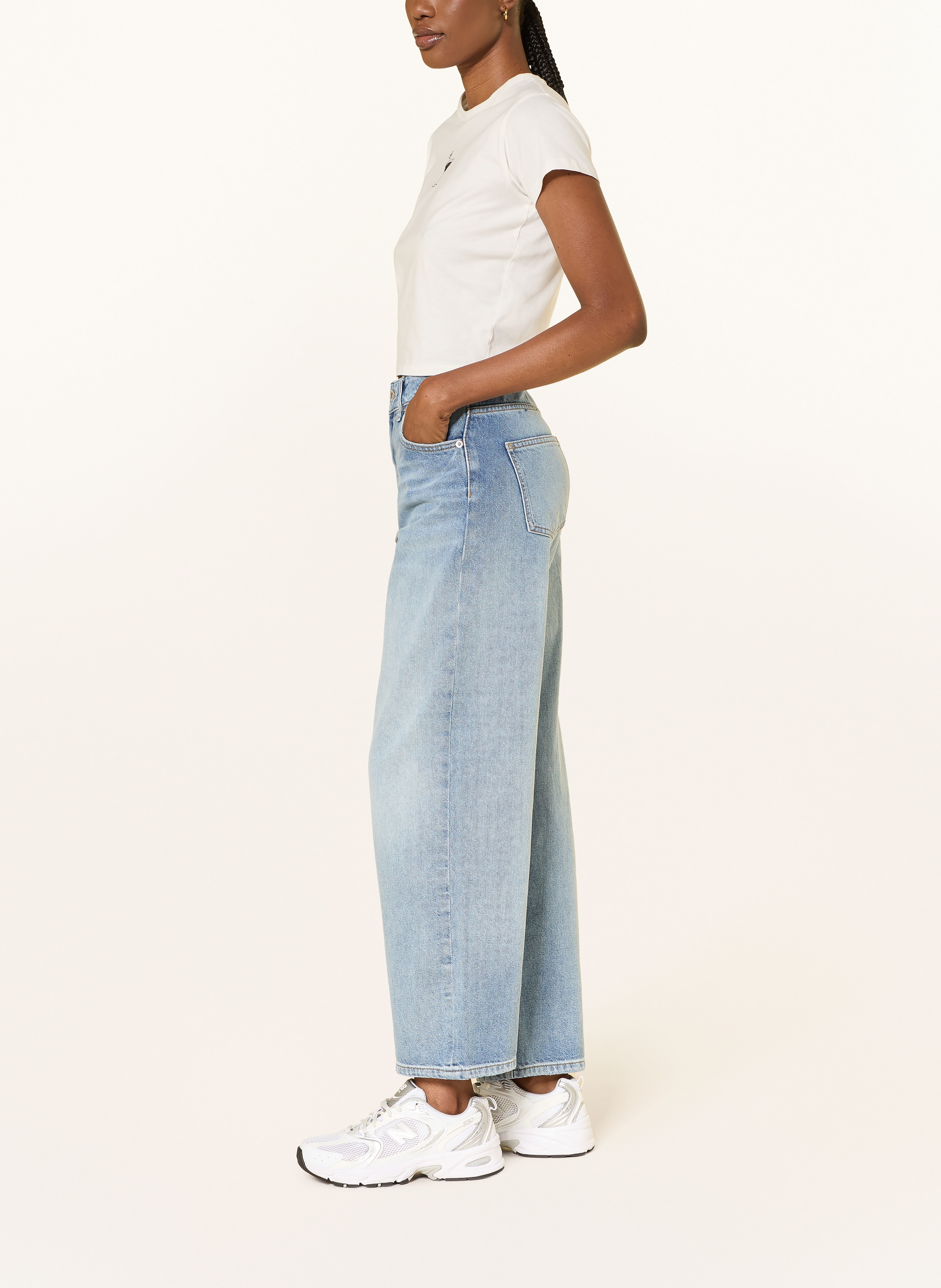 Thumbnail - Hugo Straight Jeans Leni blau