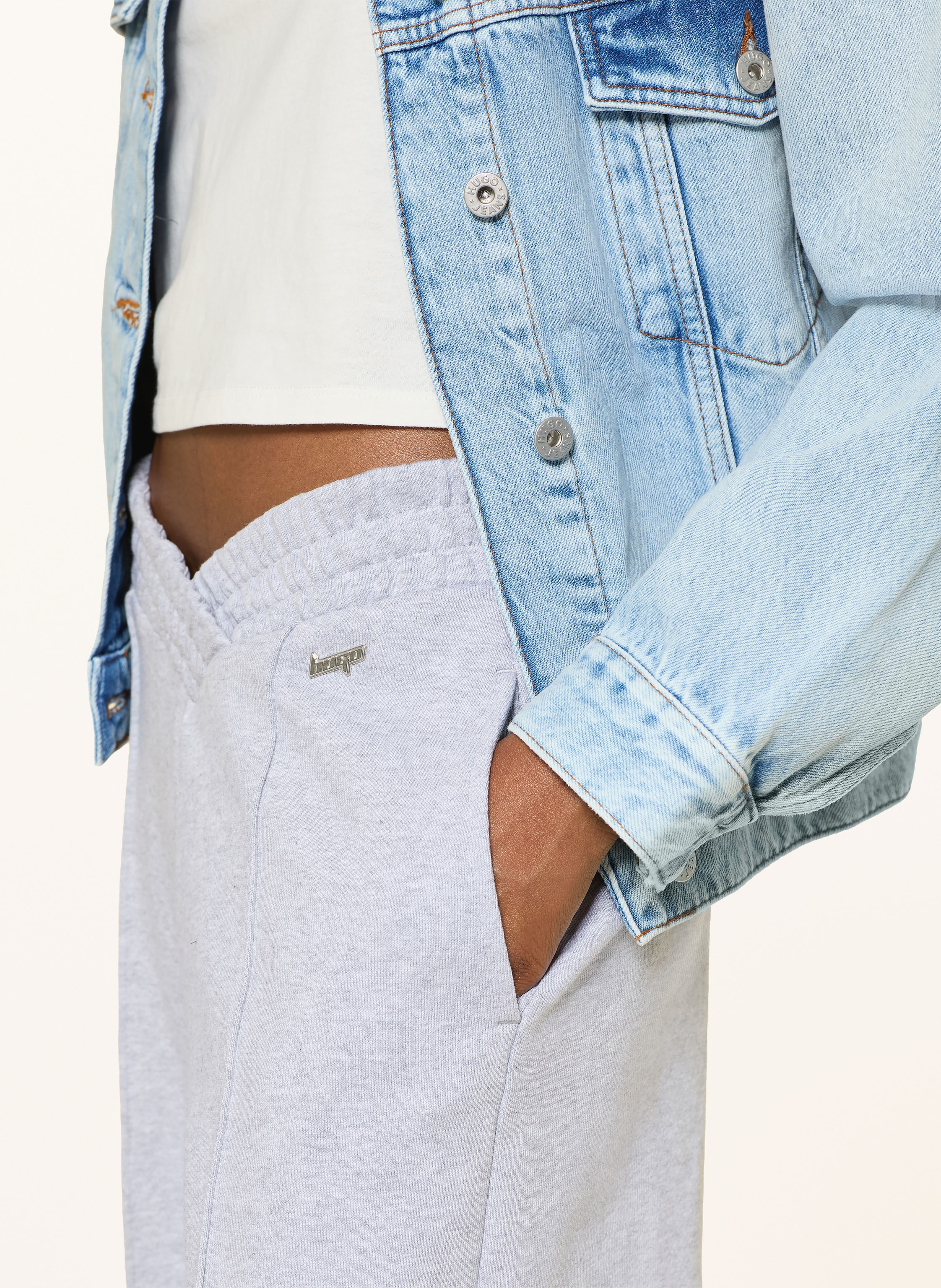 Thumbnail - Hugo Sweatpants Nuasem grau