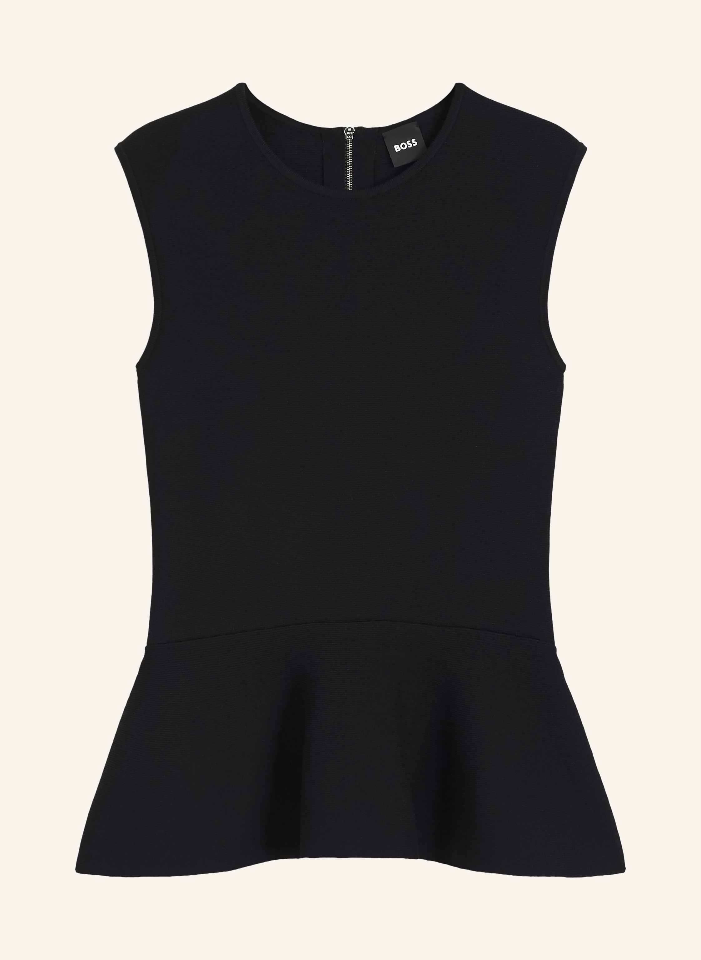 Boss Jerseytop Fillo schwarz