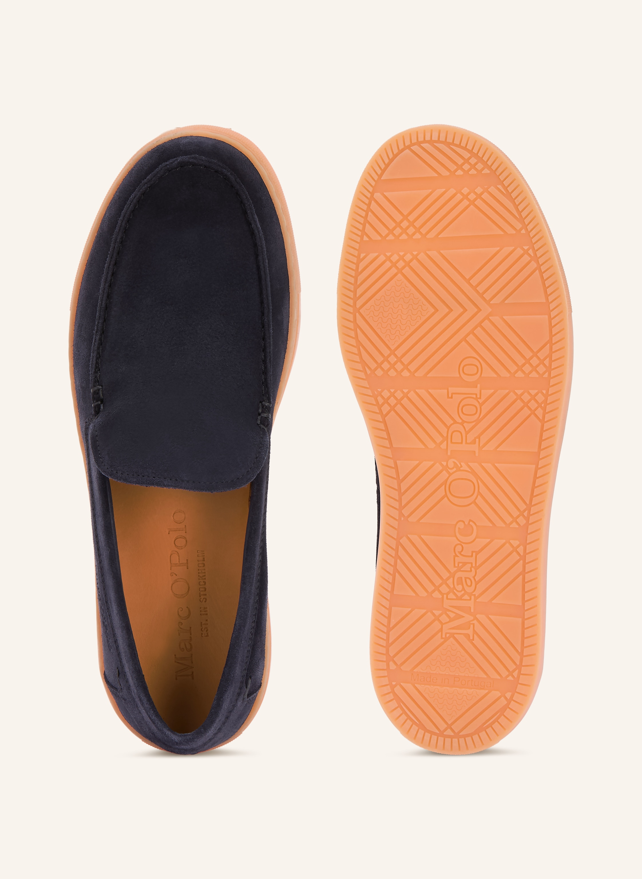 Thumbnail - Marc O'polo Slipper Karo blau