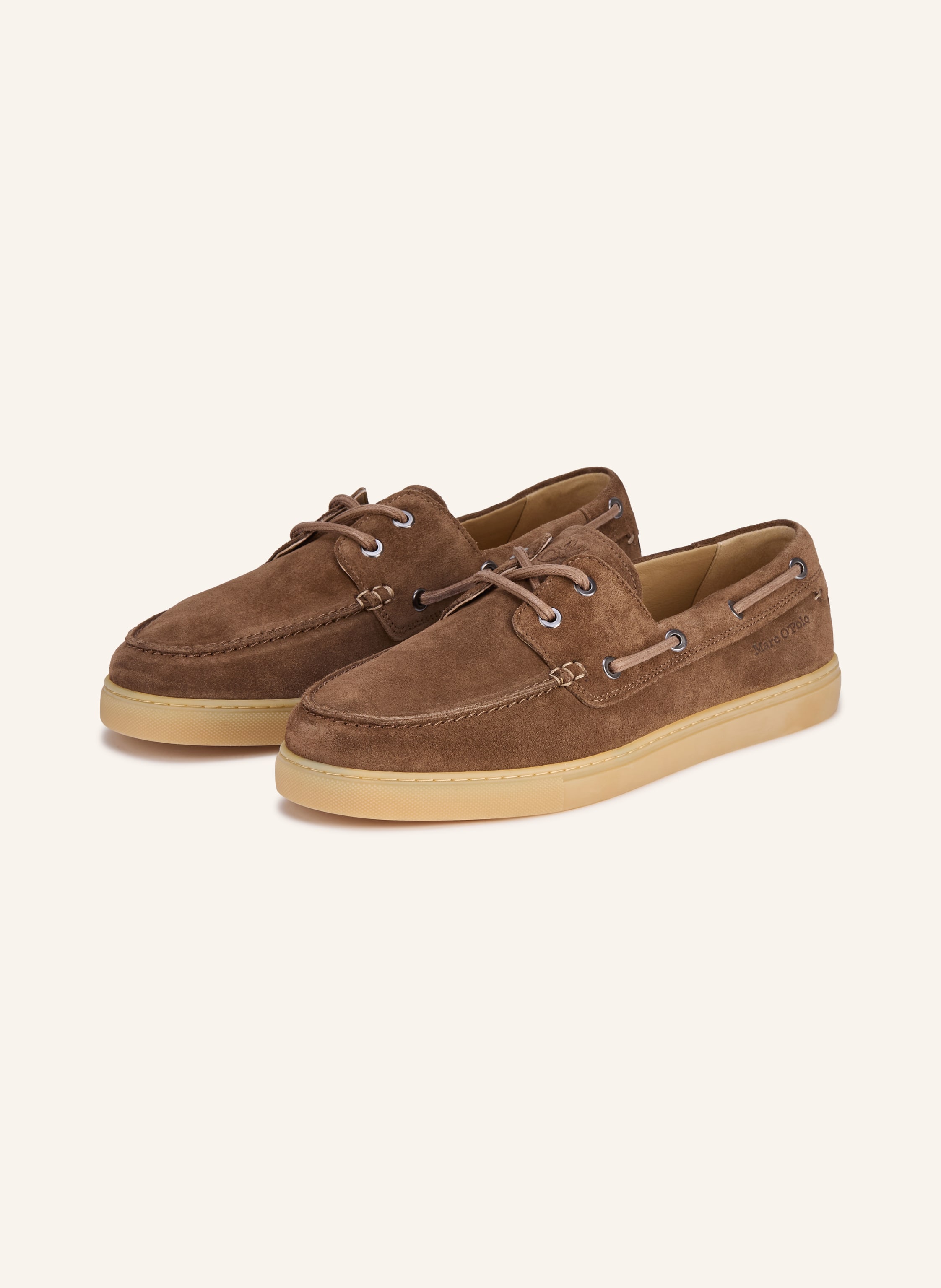 Marc O'polo Bootsschuhe Karo beige