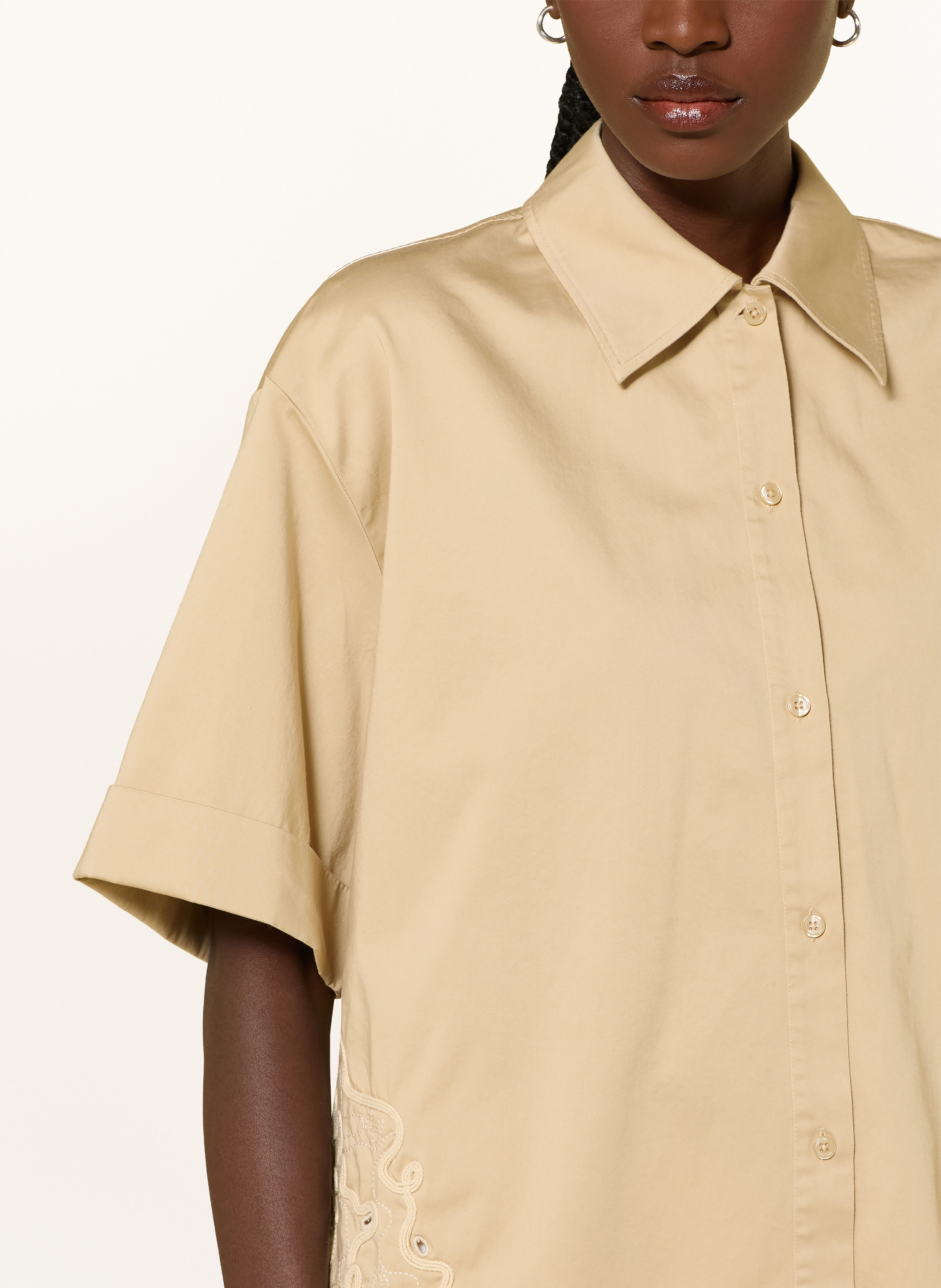 Thumbnail - Boss Hemdbluse Balembroi beige