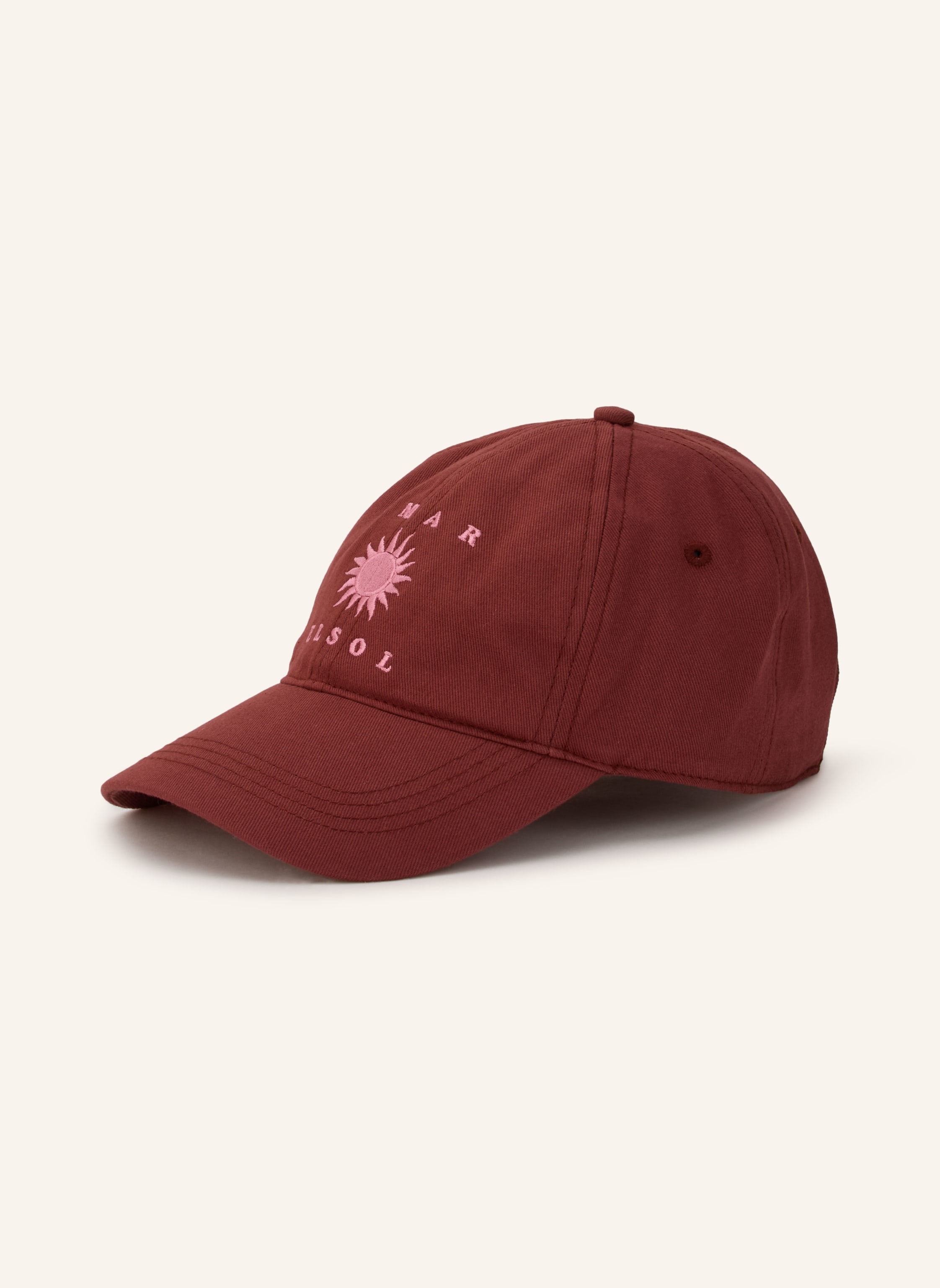 Boss Boss Cap Lilyan rot in DUNKELROT / ROSA