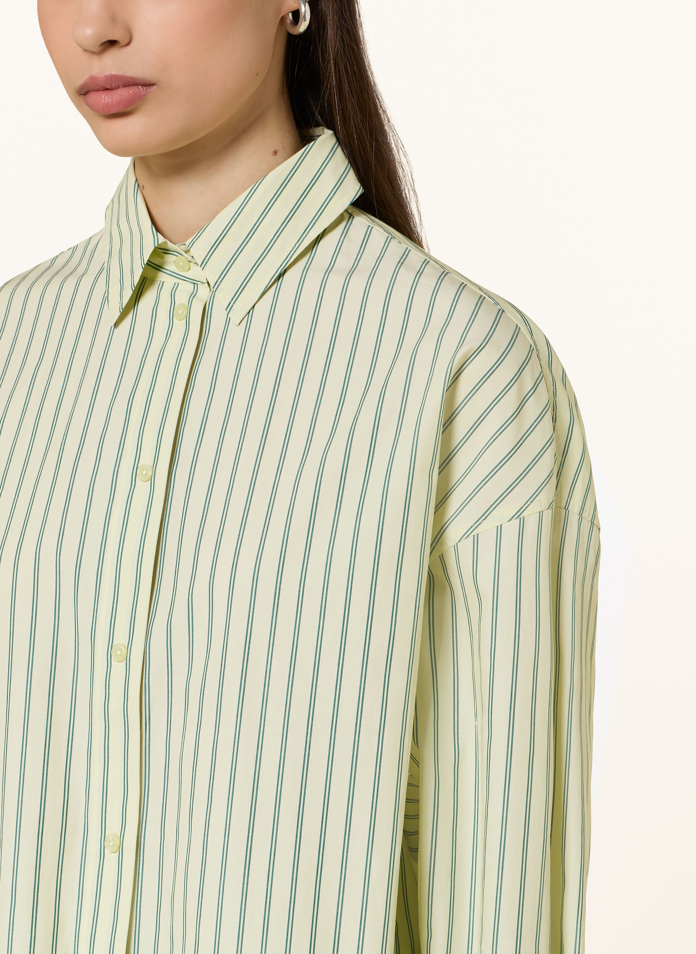 Thumbnail - Boss Oversized-Hemdbluse Bostatta gruen