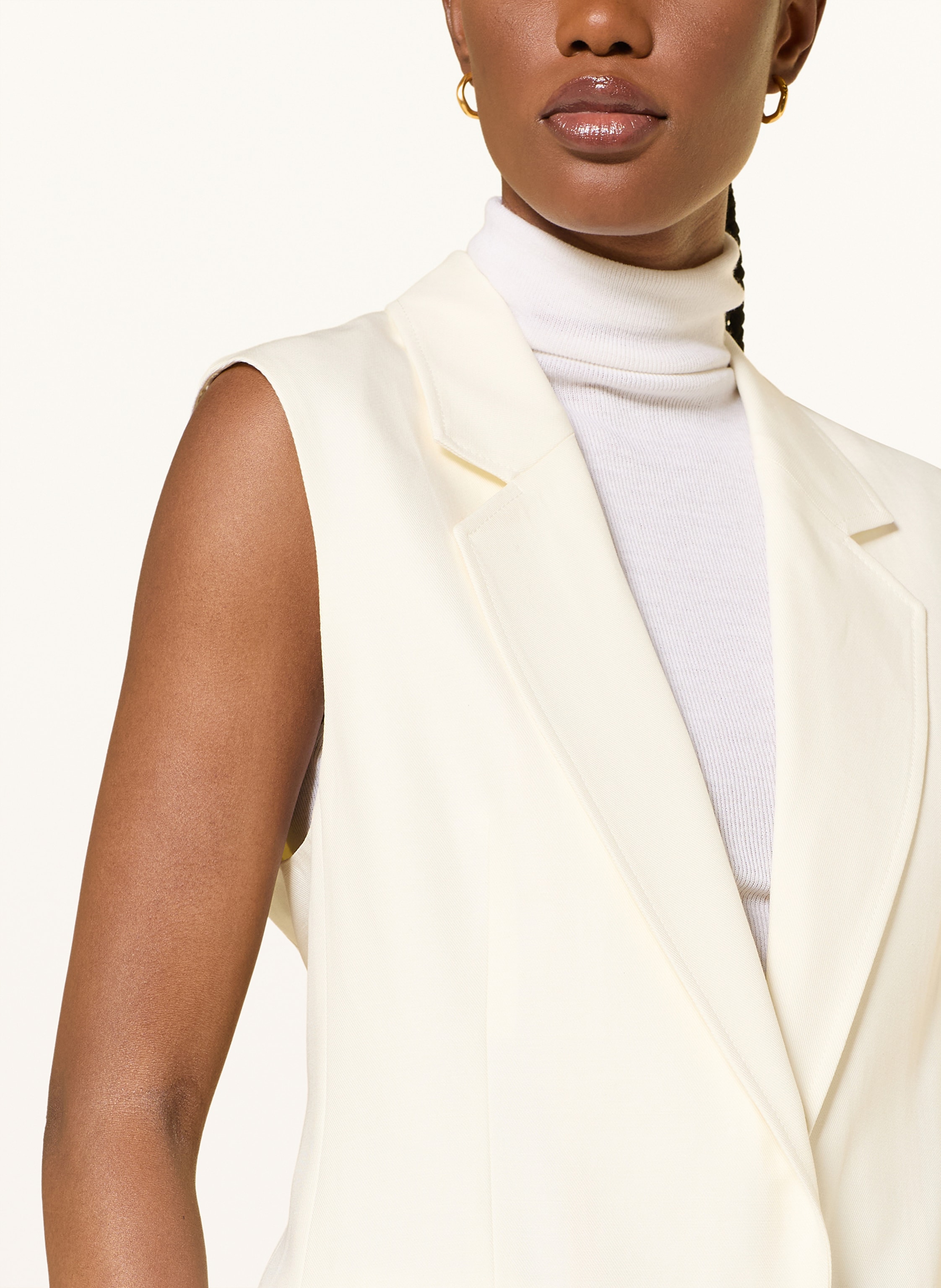 Thumbnail - Boss Blazerweste Jakily weiss