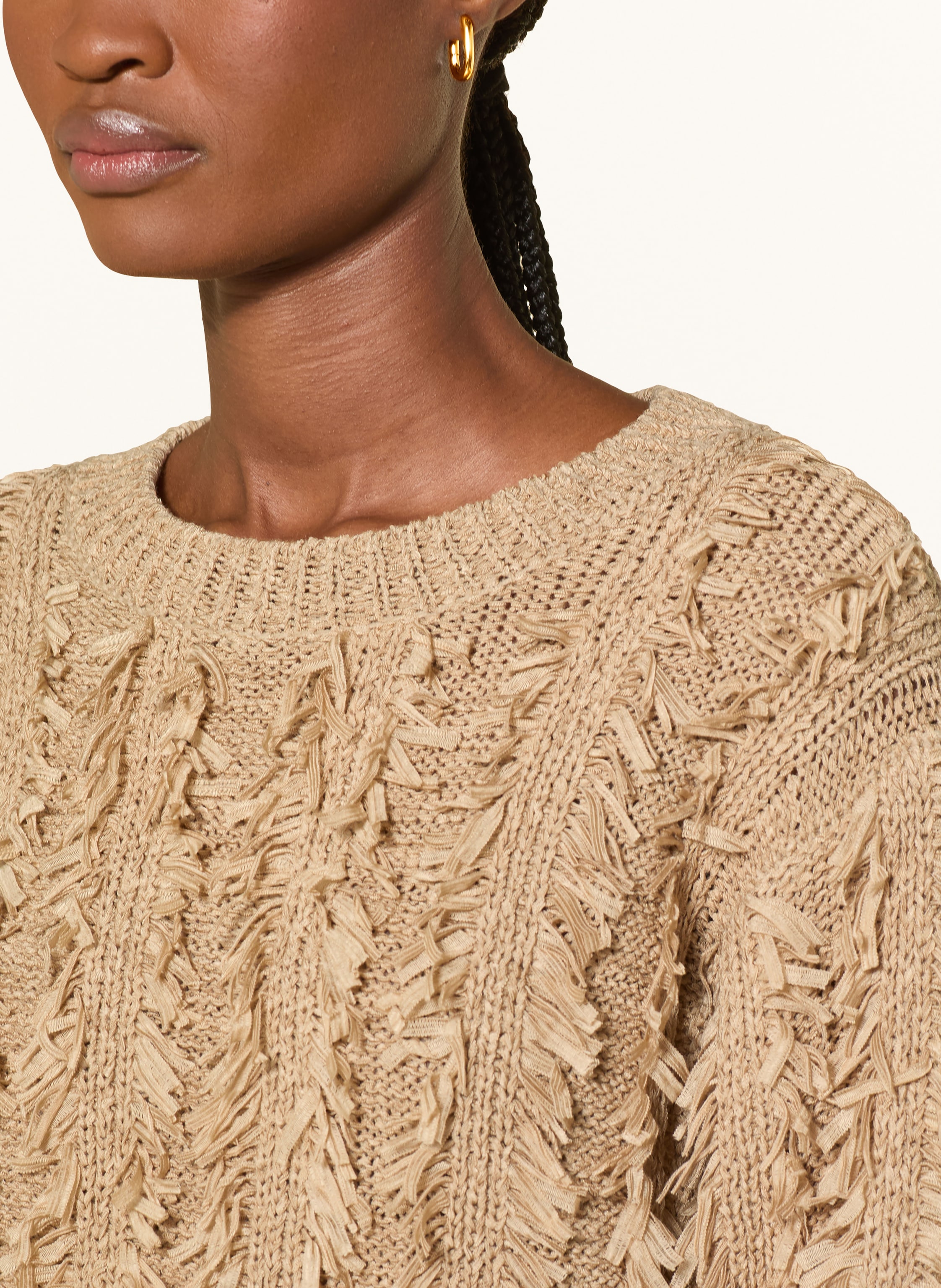 Thumbnail - Oui Pullover braun