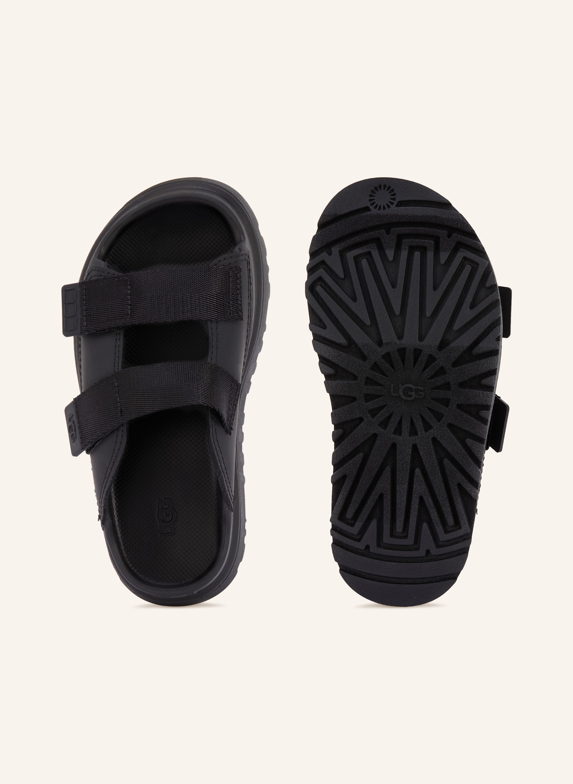 Thumbnail - Ugg Pantoletten Goldenglow schwarz