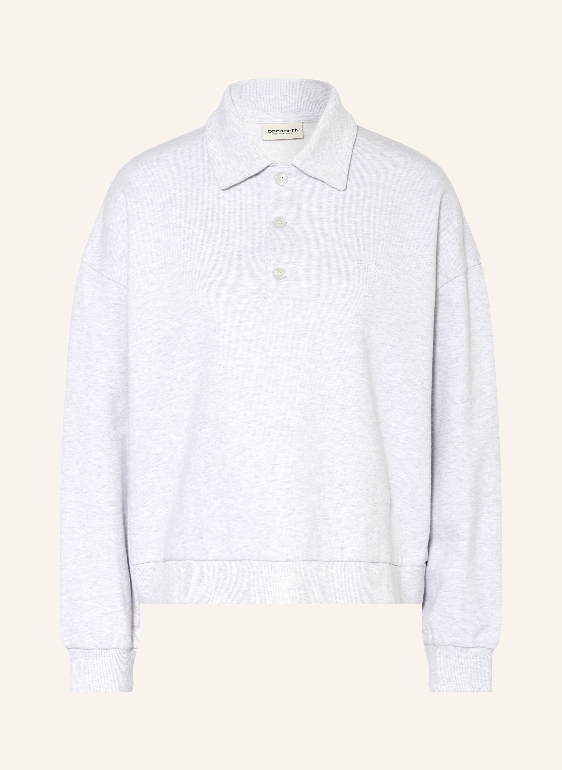 Carhartt Wip Sweat-Poloshirt Brenta grau