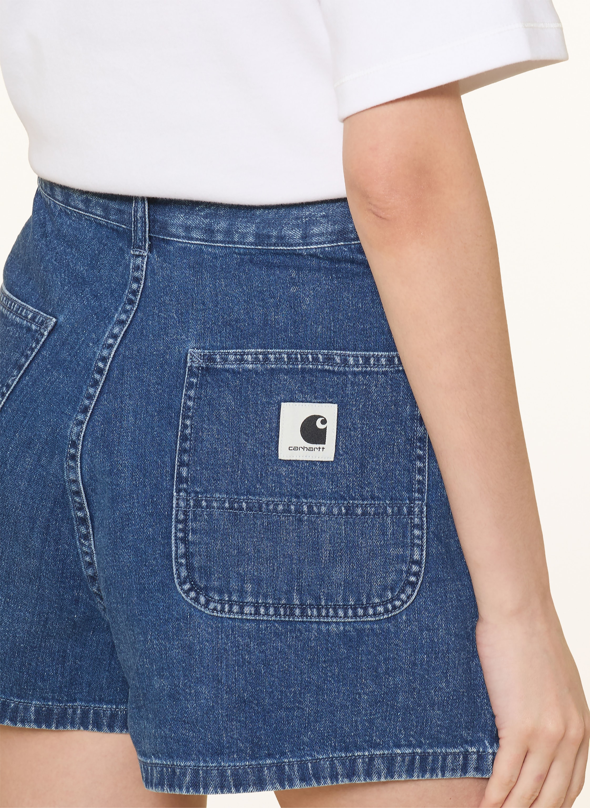 Thumbnail - Carhartt Wip Jeansshorts Lova blau