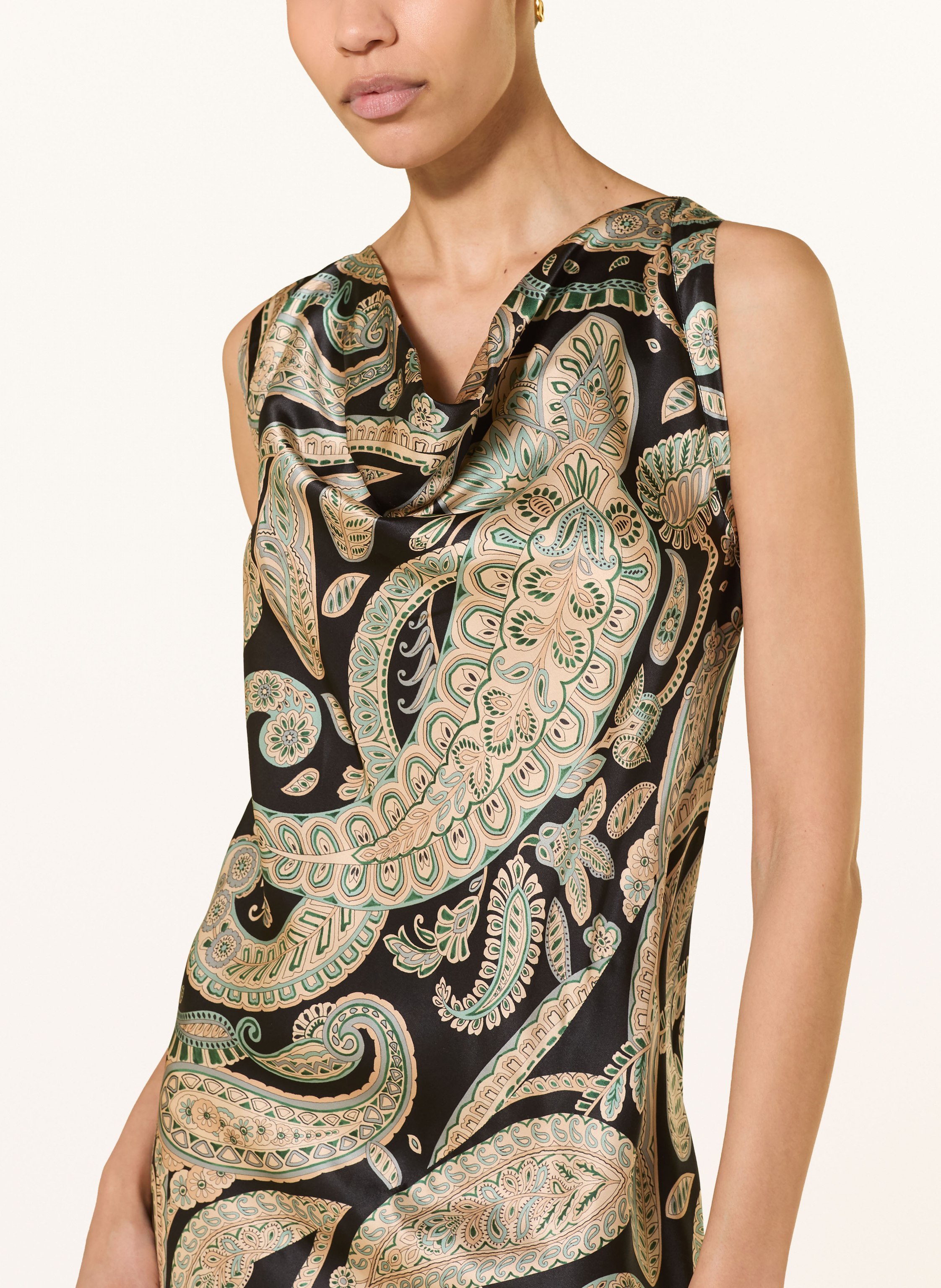 Thumbnail - Antonelli Firenze Abendkleid Marcus Aus Seide schwarz