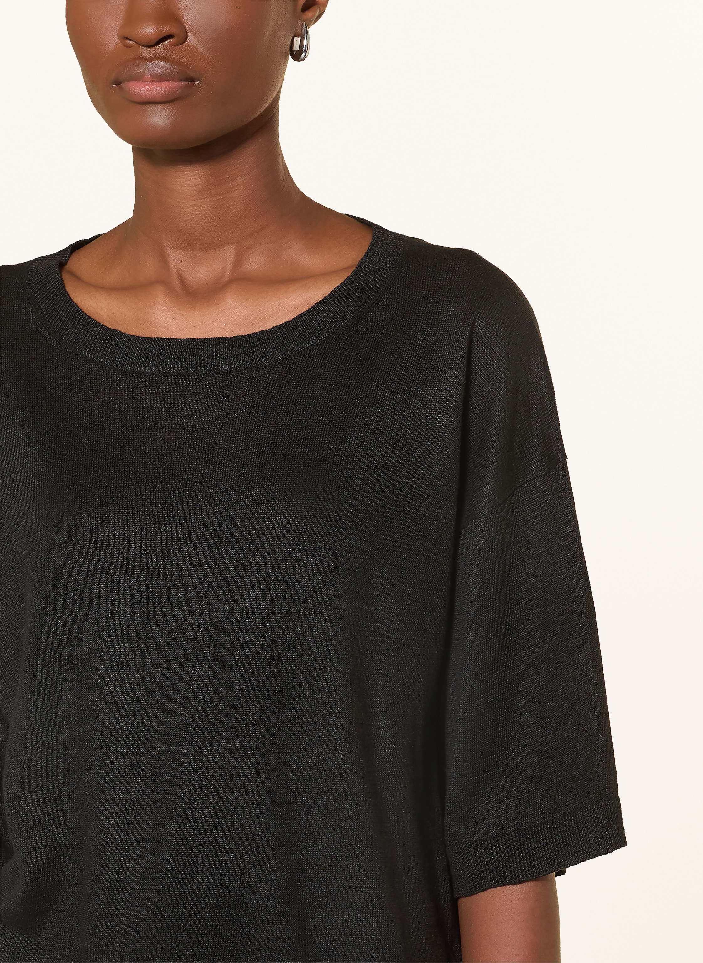 Thumbnail - Darling Harbour Strickshirt schwarz