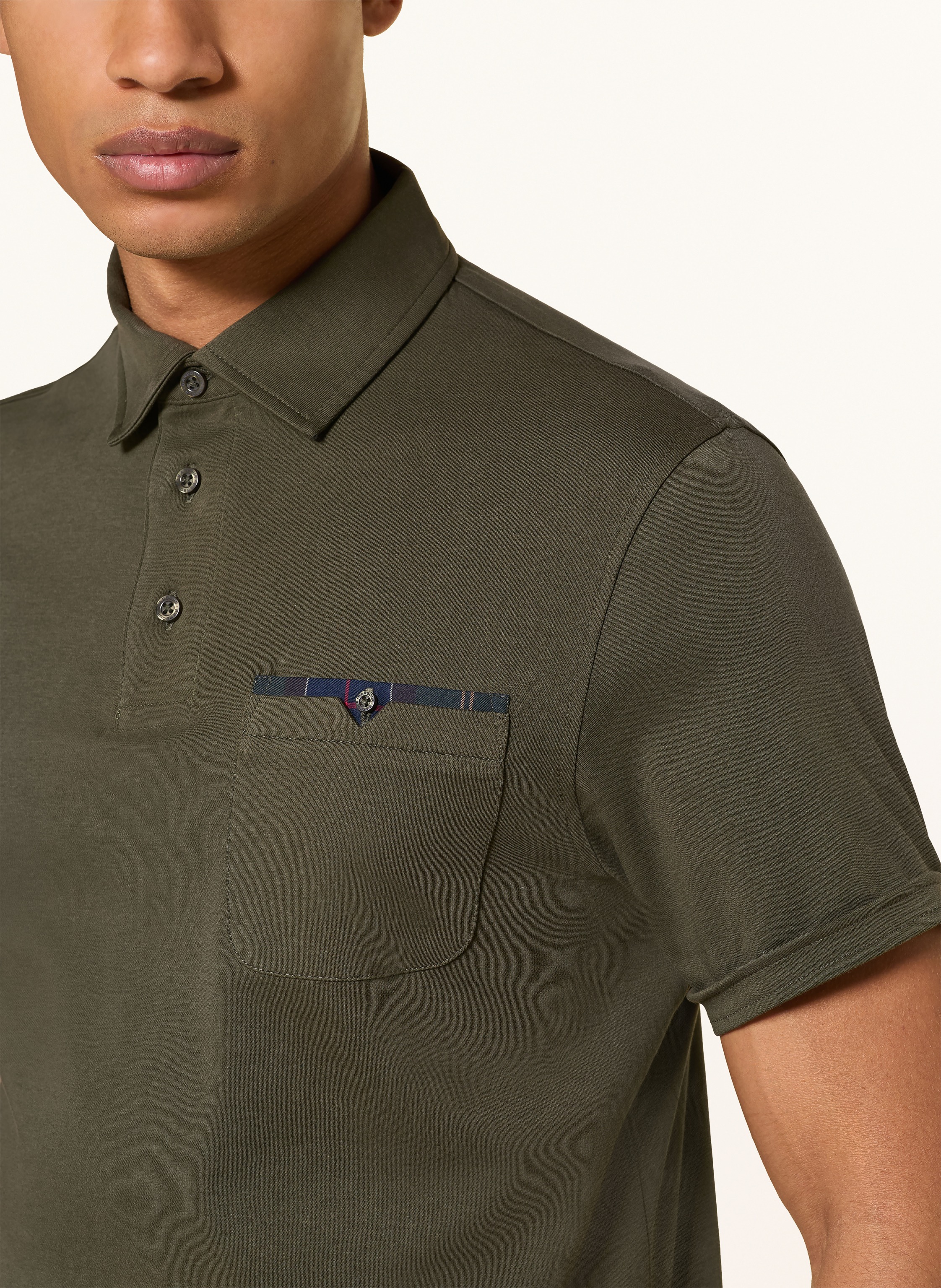 Thumbnail - Barbour Jersey-Poloshirt Prem gruen