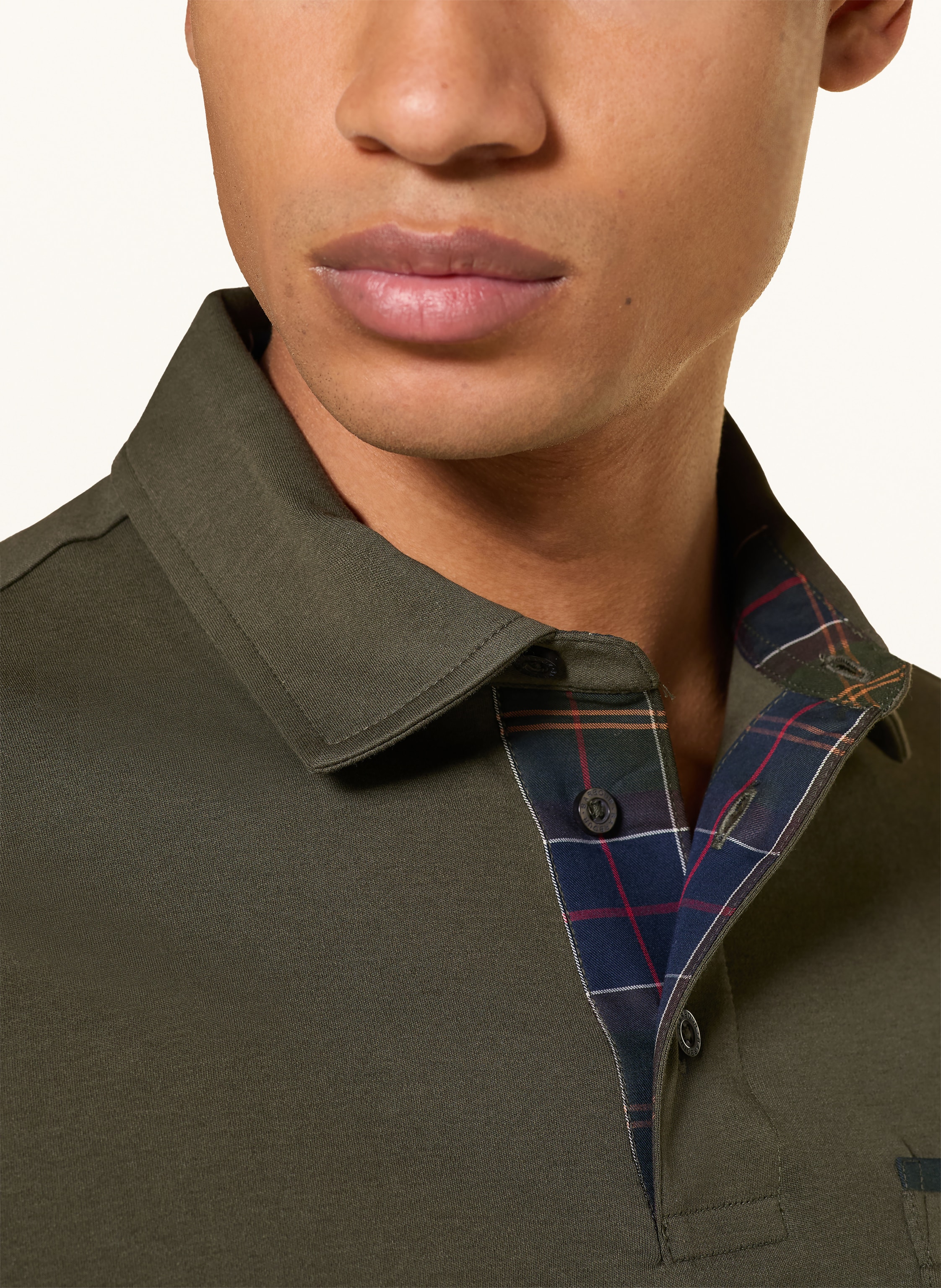 Thumbnail - Barbour Jersey-Poloshirt Prem gruen