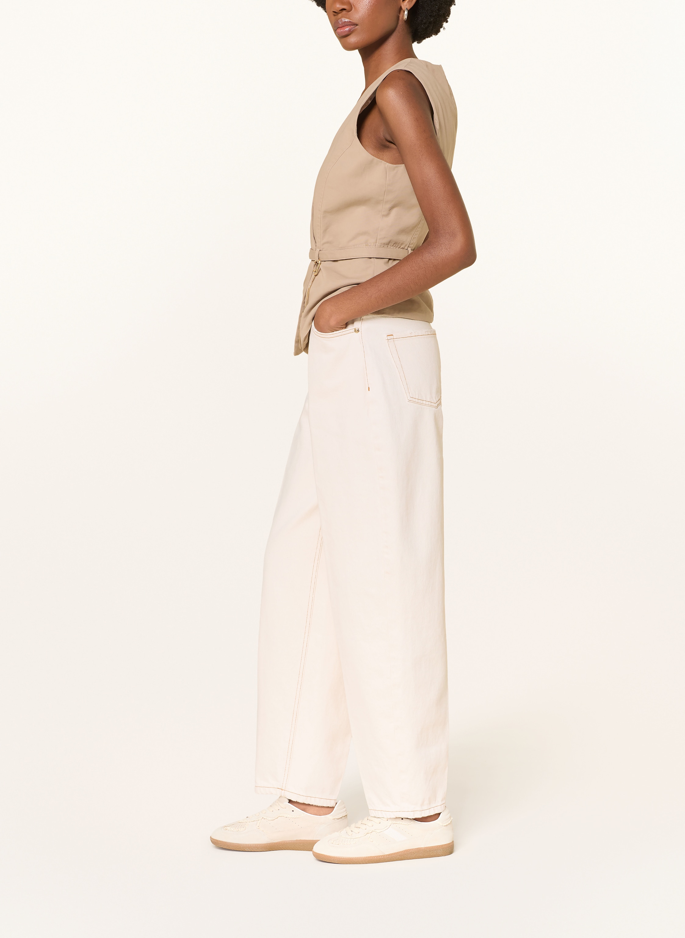 Thumbnail - Hugo Barrel Jeans Gimine beige