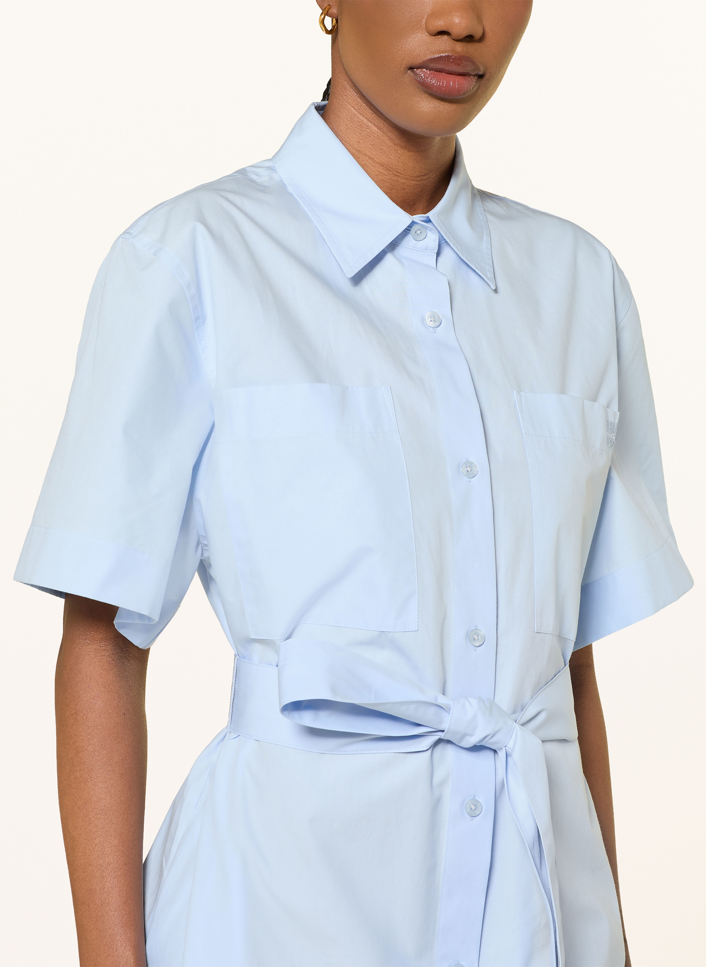 Thumbnail - Hugo Hemdblusenkleid Kinime blau