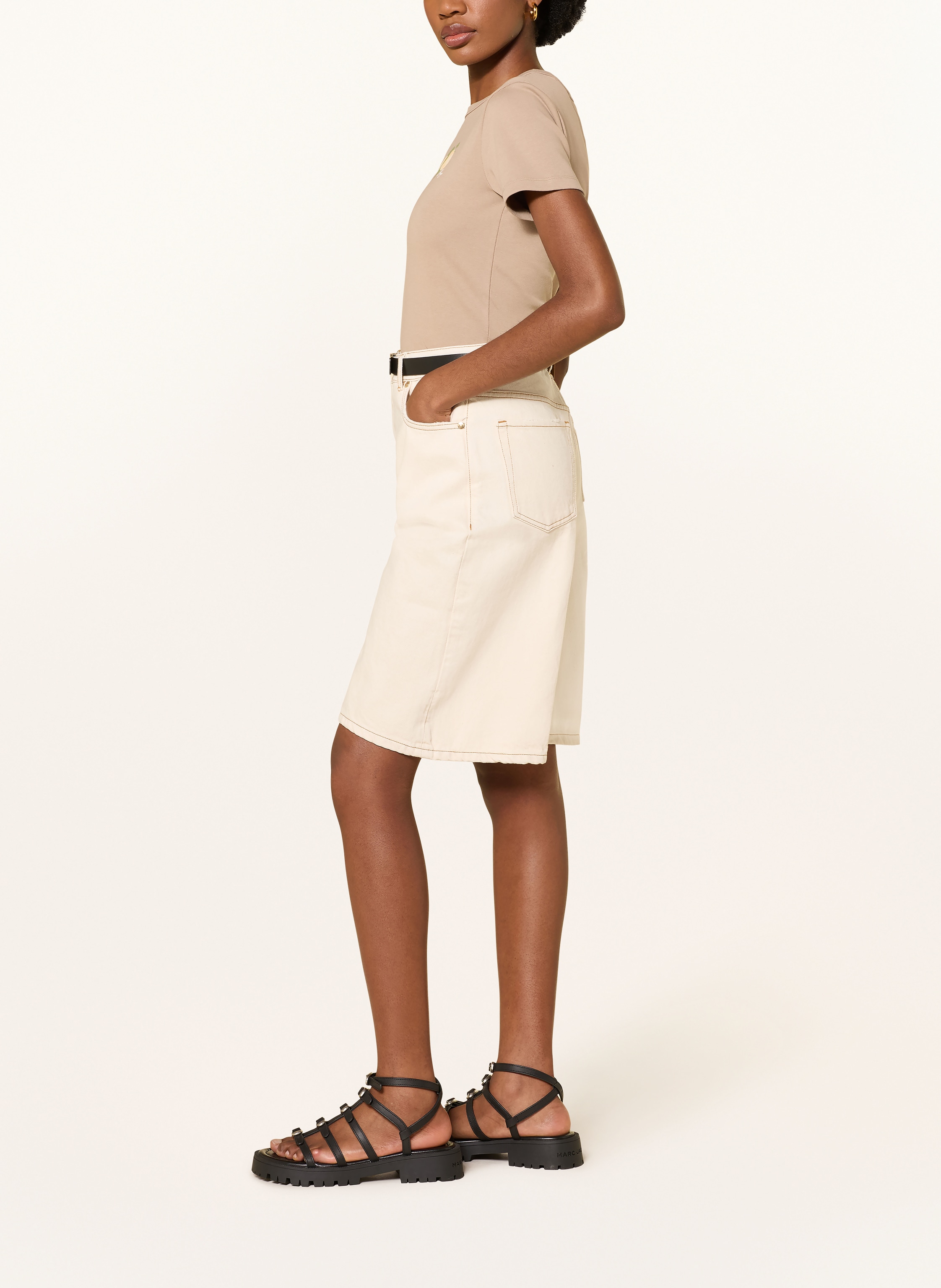 Thumbnail - Hugo Jeans-Bermudas Gelita beige