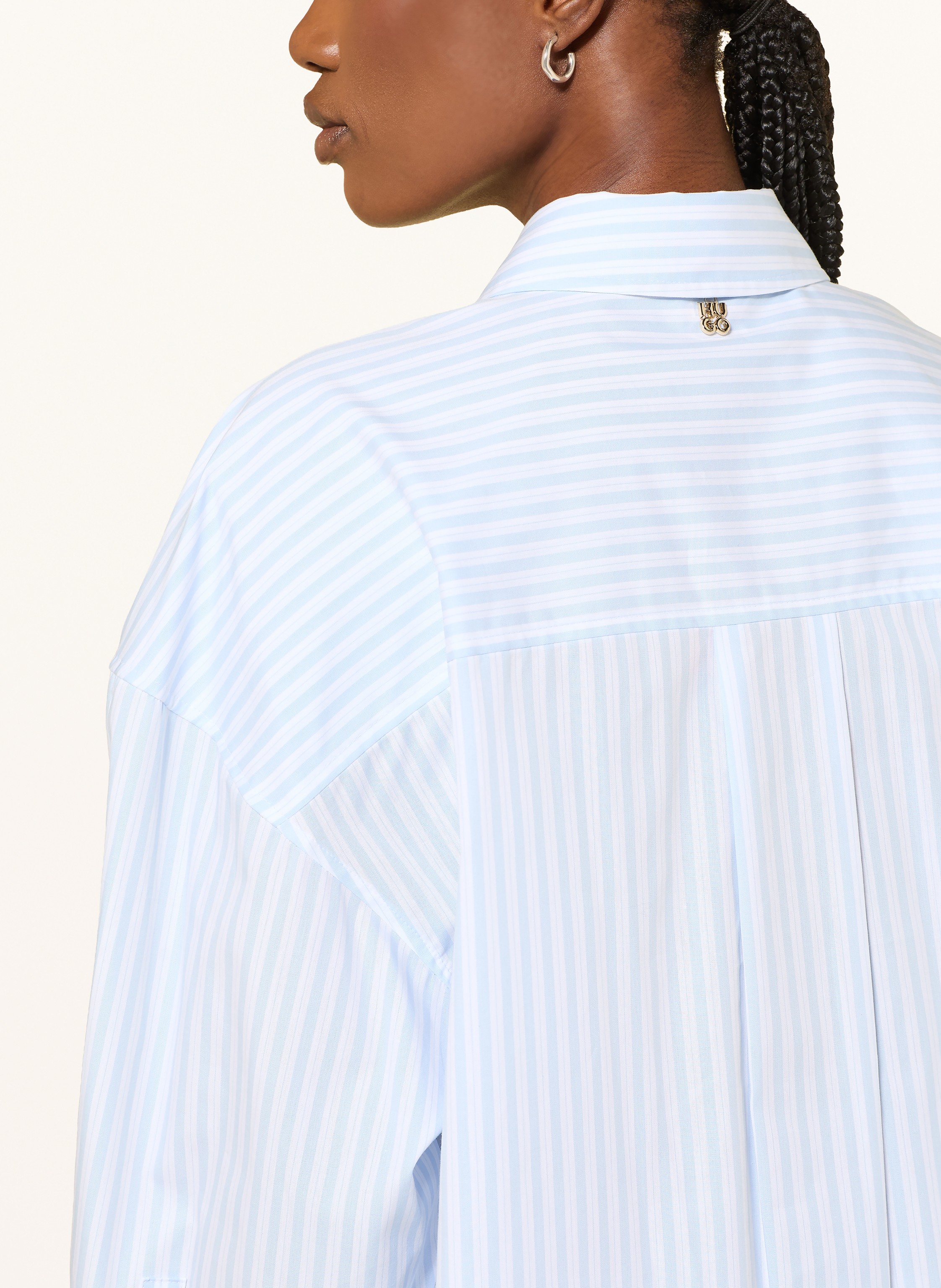 Thumbnail - Hugo Oversized-Hemdbluse Eustyna blau