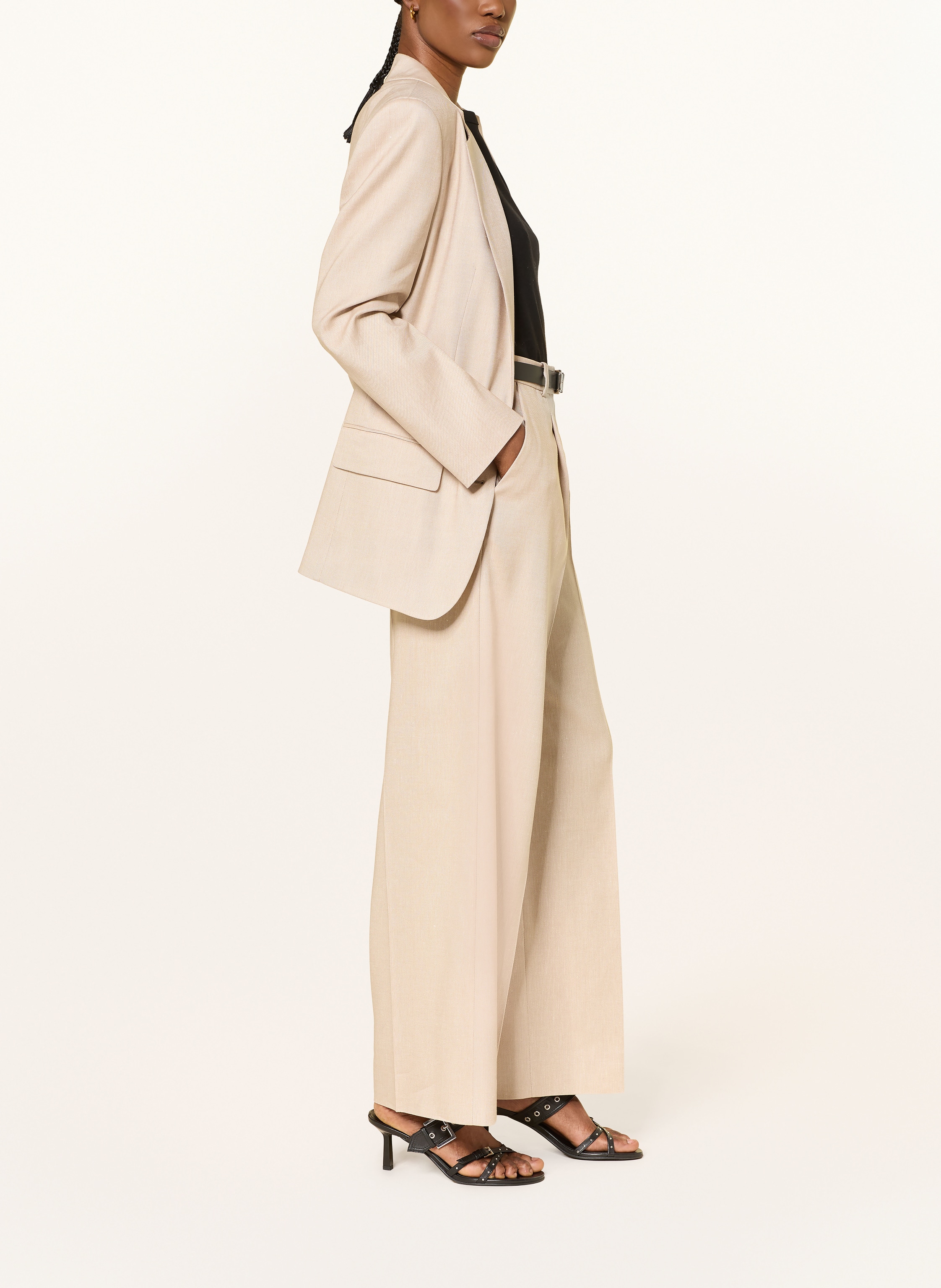 Thumbnail - Hugo Marlenehose Halati beige