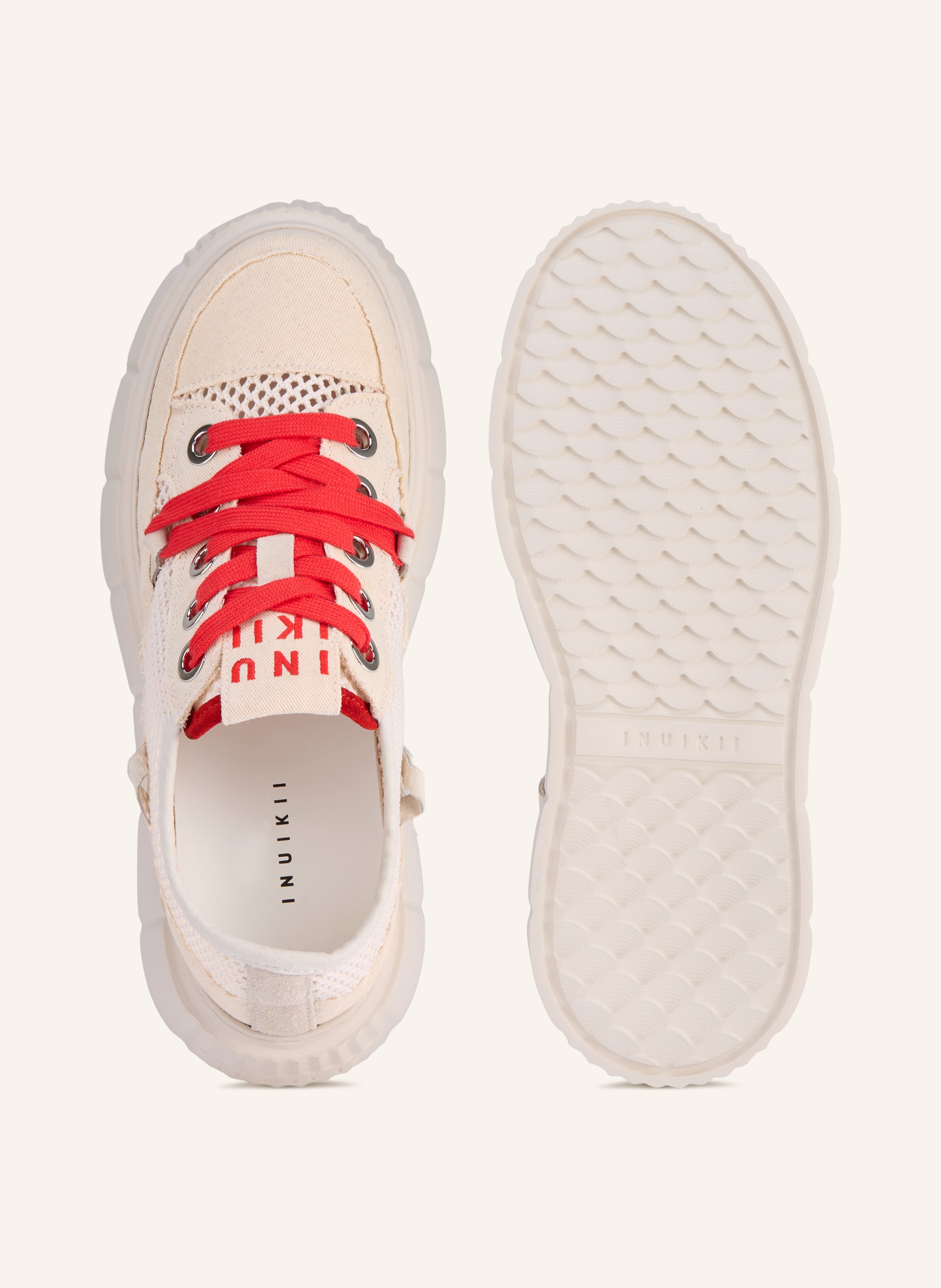 Thumbnail - Inuikii Sneaker Matilda Net weiss