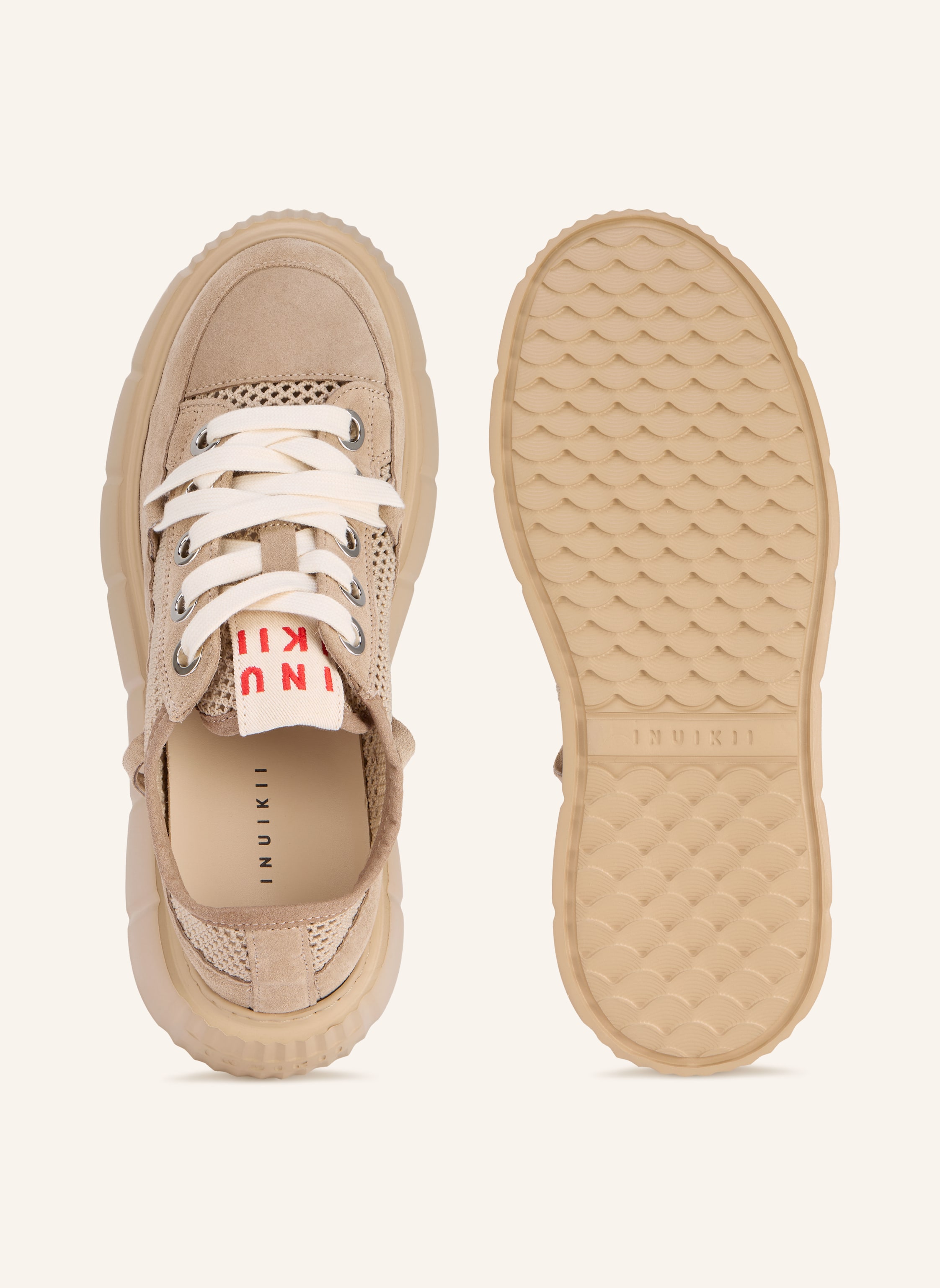 Thumbnail - Inuikii Sneaker Matilda Net beige