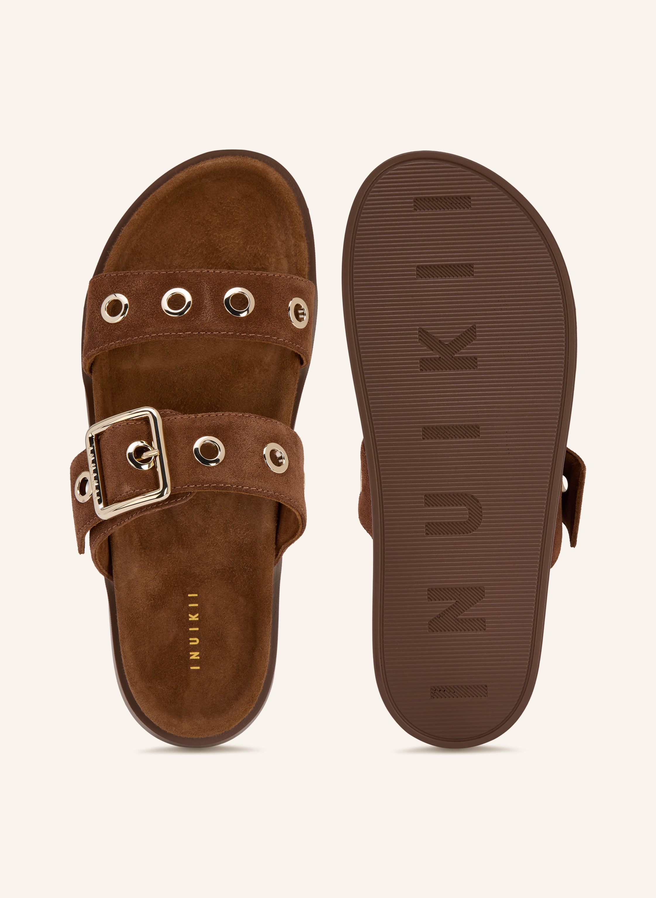 Thumbnail - Inuikii Pantoletten Tilda braun