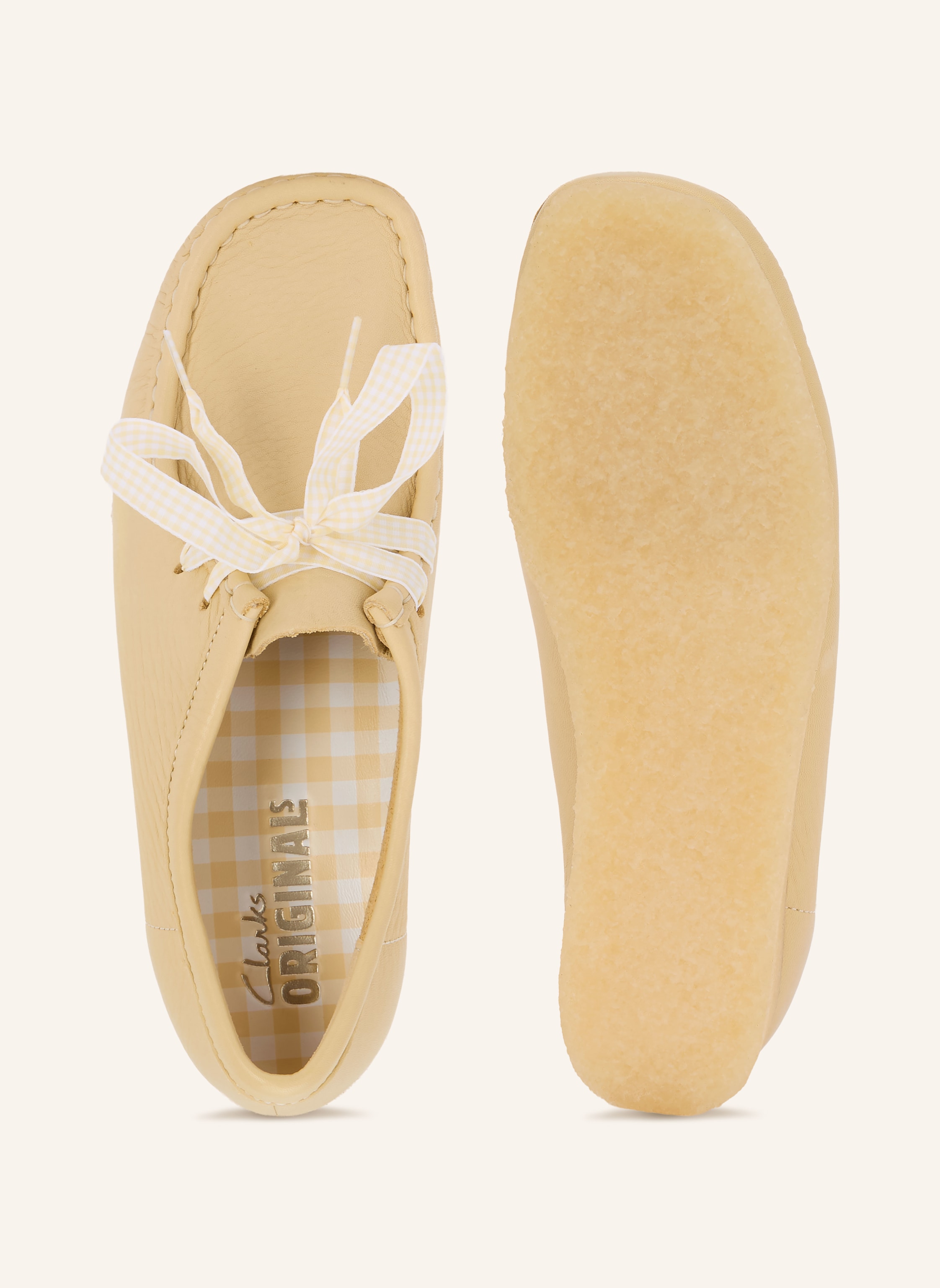 Thumbnail - Clarks Originals Schnürer Wallabee gelb
