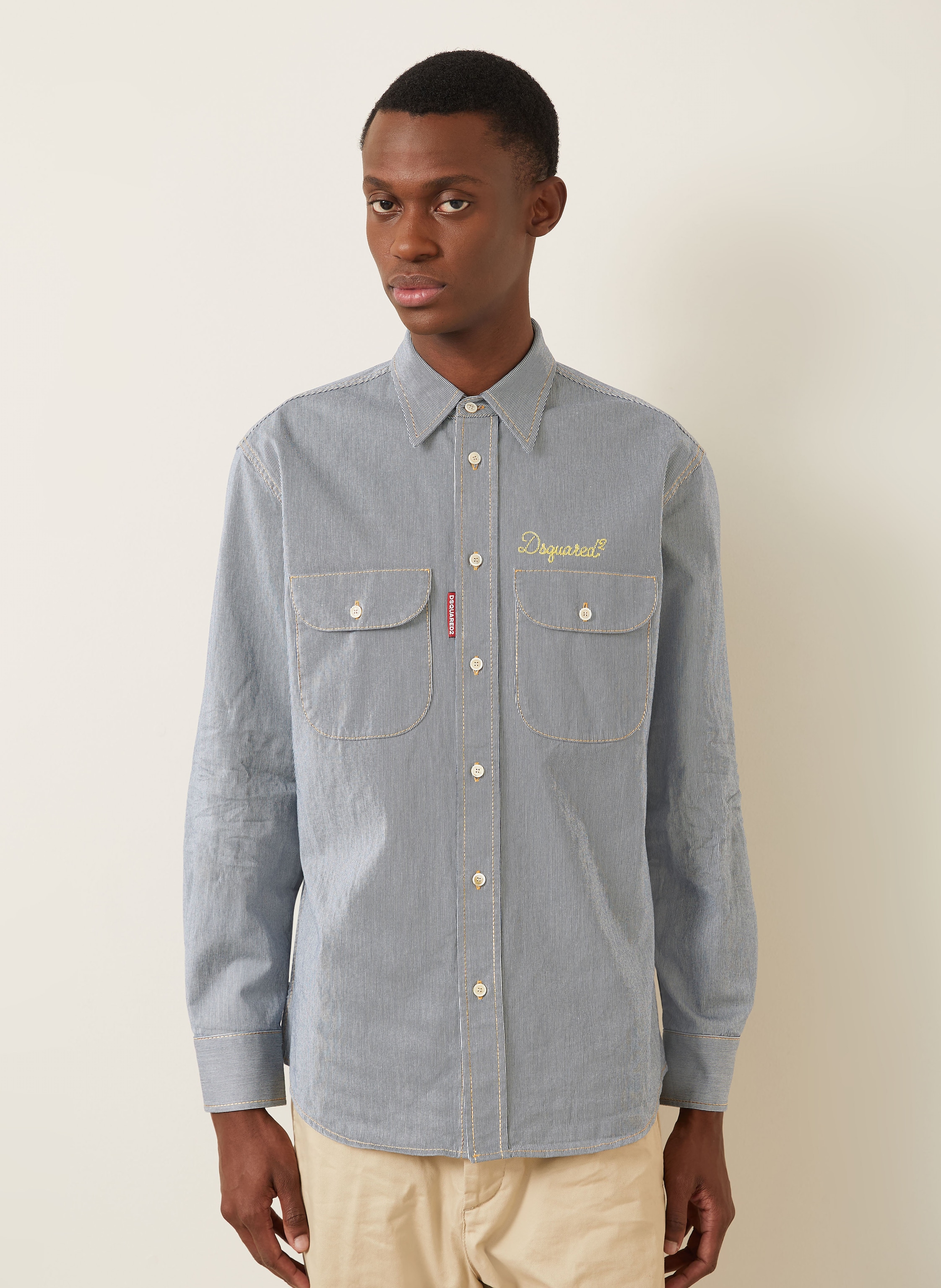 Thumbnail - dsquared2 Hemd Comfort Fit blau