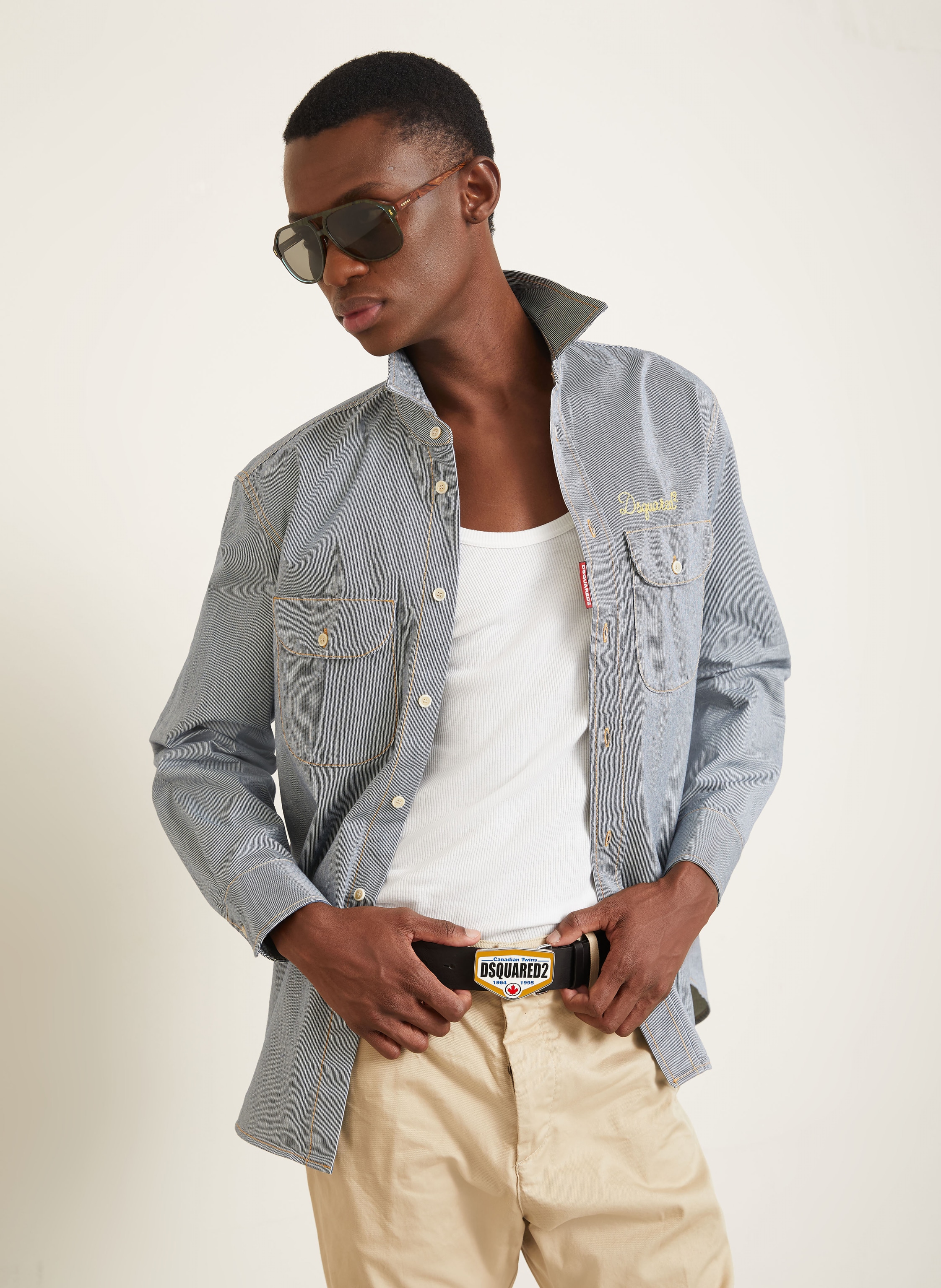 Thumbnail - dsquared2 Hemd Comfort Fit blau