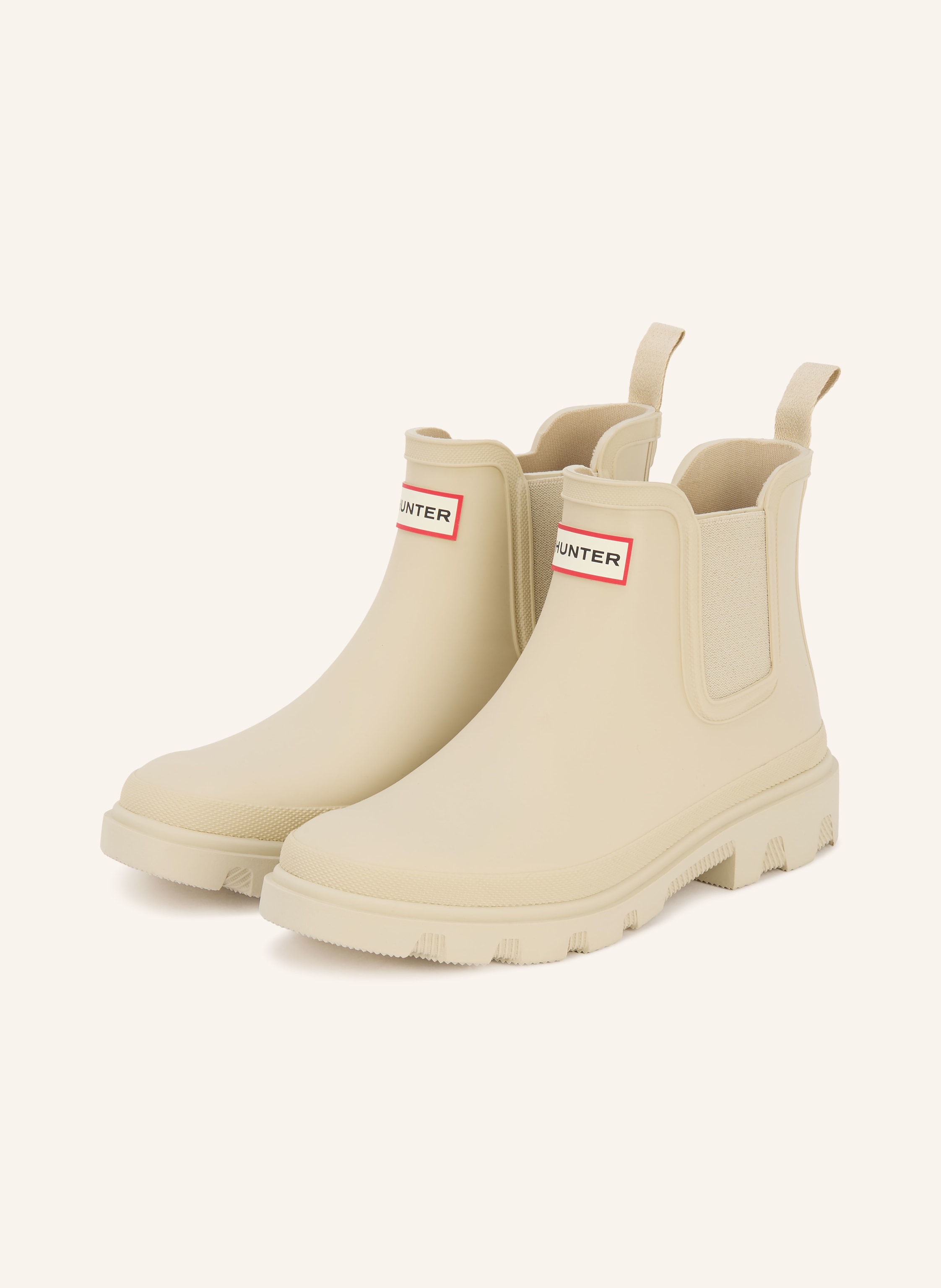 Hunter Gummi-Boots Downpour beige
