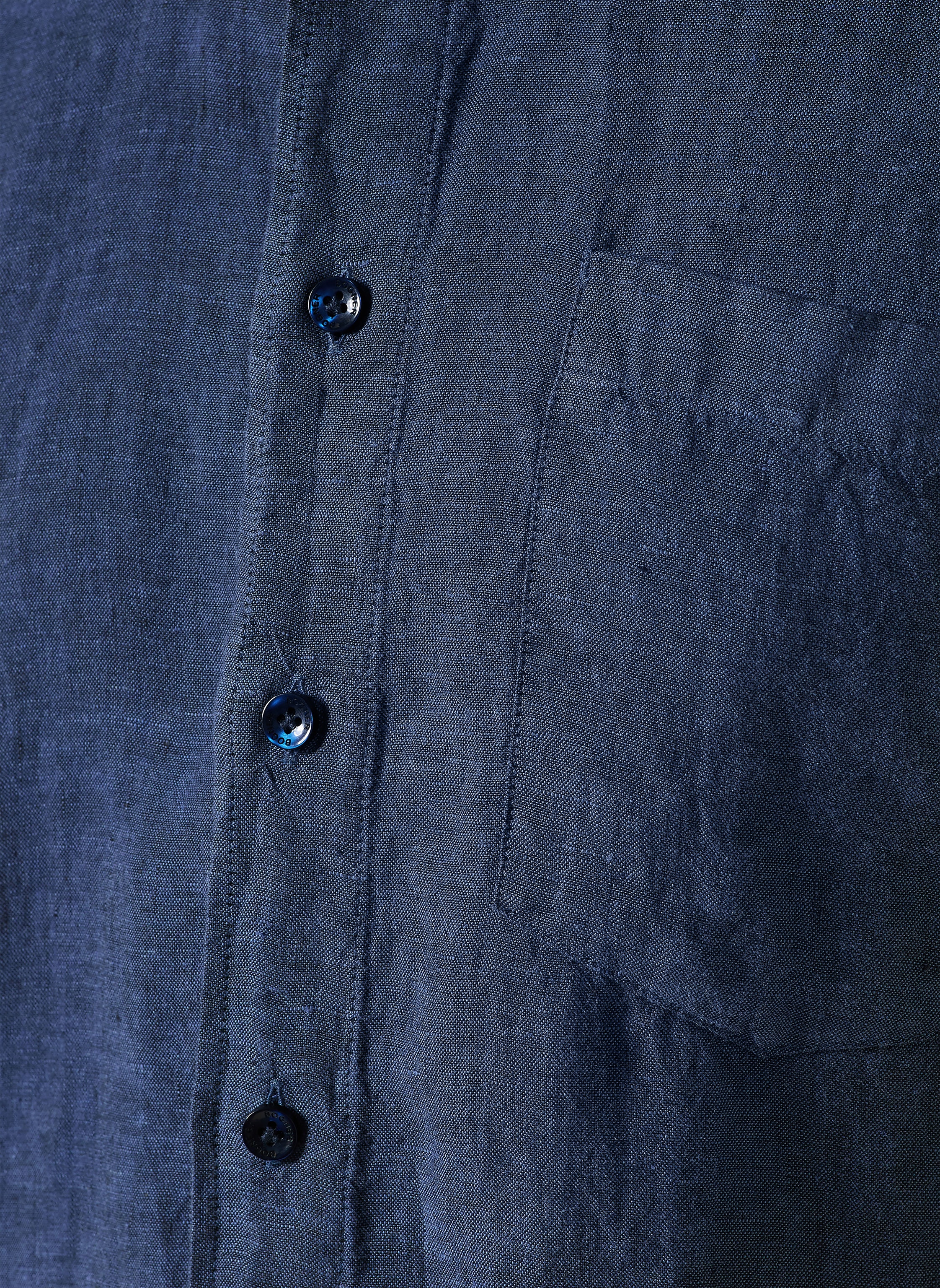 Thumbnail - Bogner Kurzarm-Hemd Lykos-5 Comfort Fit Aus Leinen blau