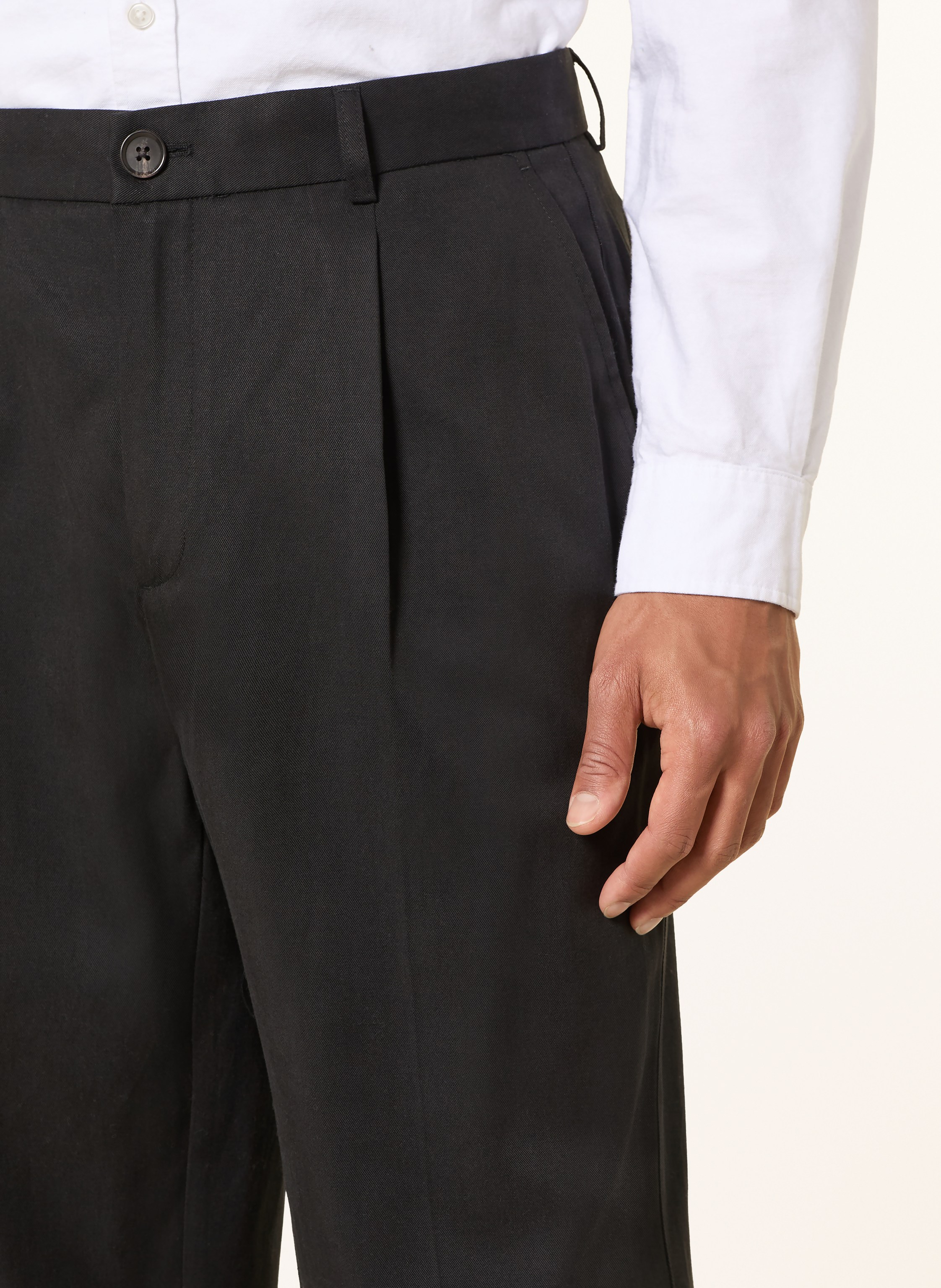 Thumbnail - Les Deux Hose Reece Regular Fit schwarz