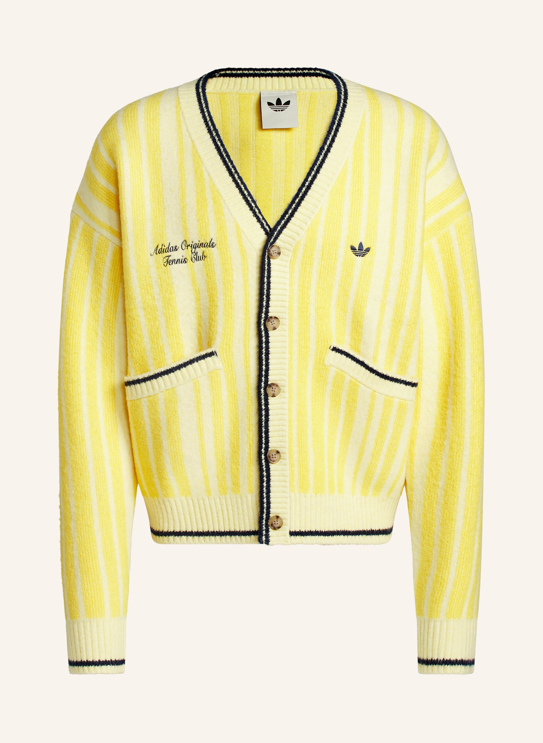 Adidas Originals Strickjacke Cheviot gelb