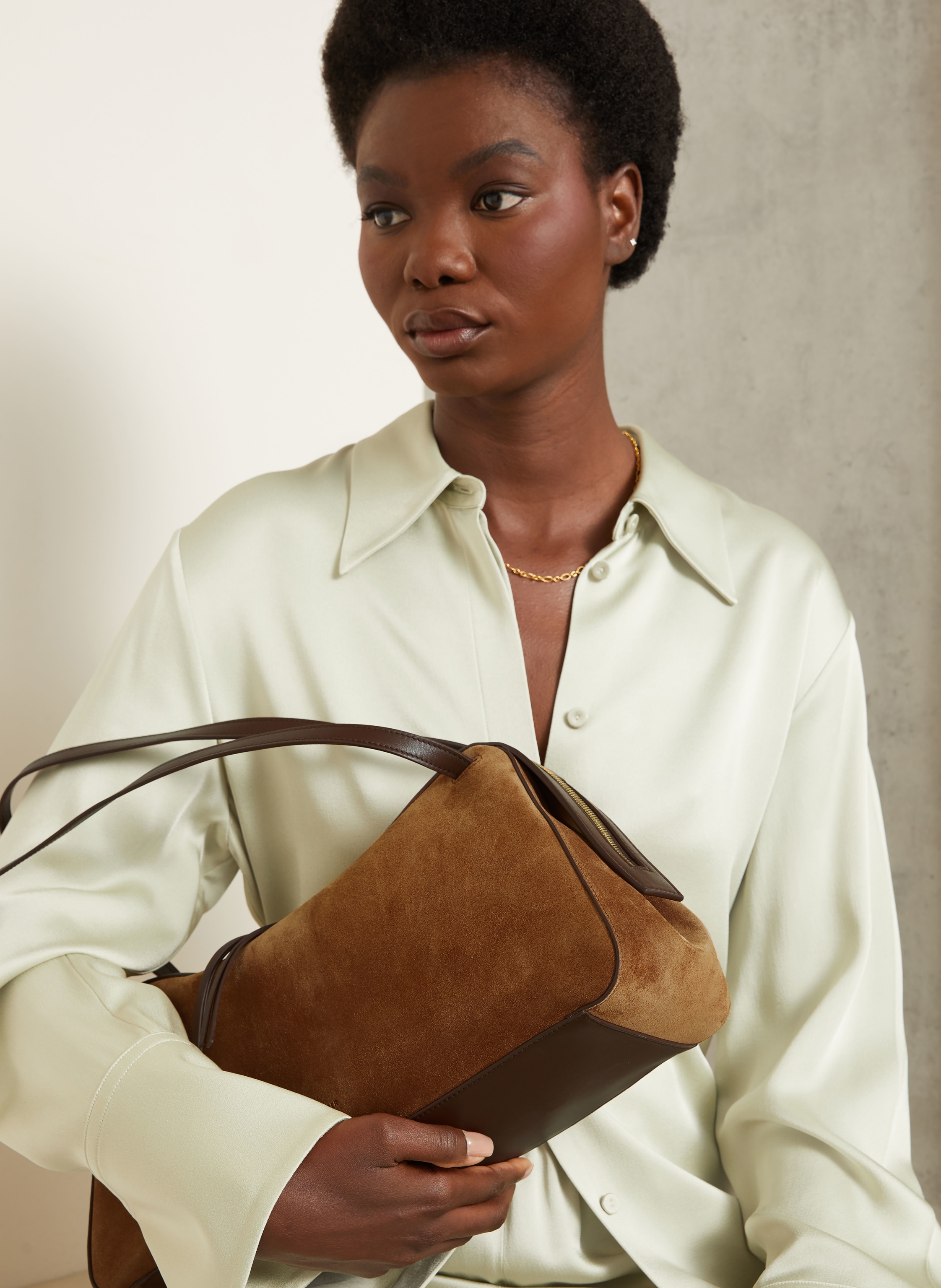 Thumbnail - Jil Sander Handtasche Dune braun