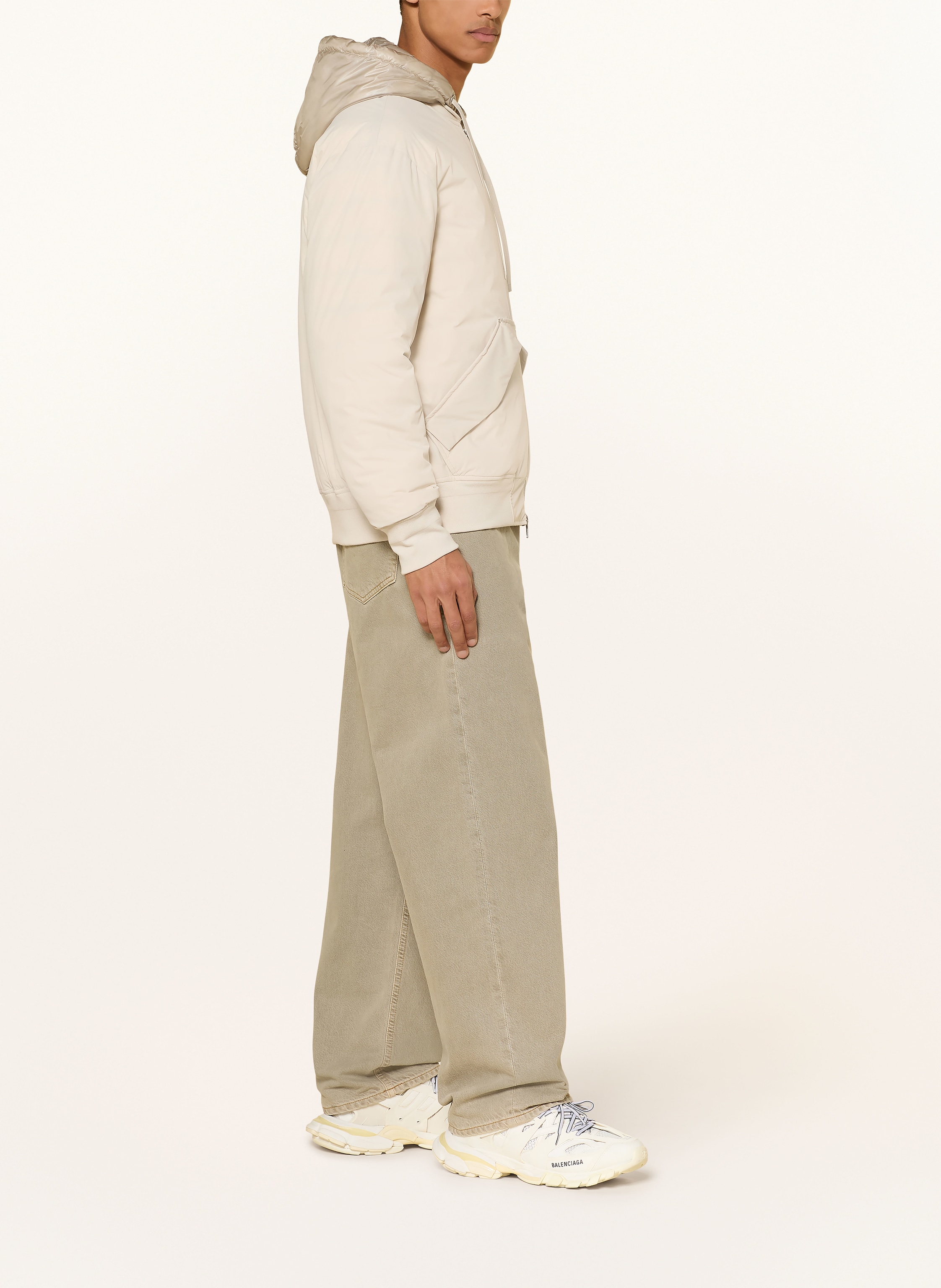 Thumbnail - Moose Knuckles Blouson Brixton Mit Herausnehmbarer Blende beige