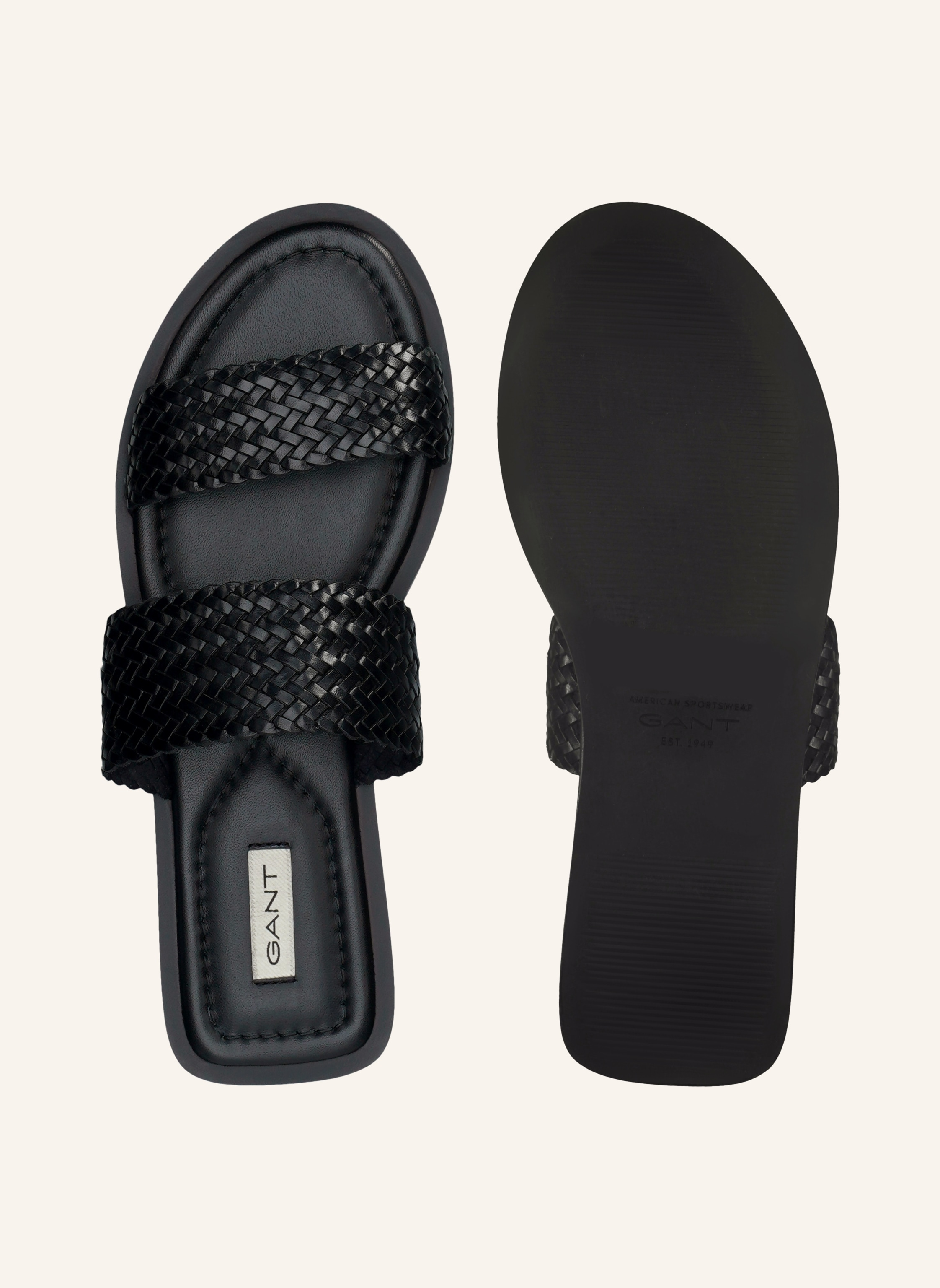 Thumbnail - Gant Pantoletten Sunlaz schwarz