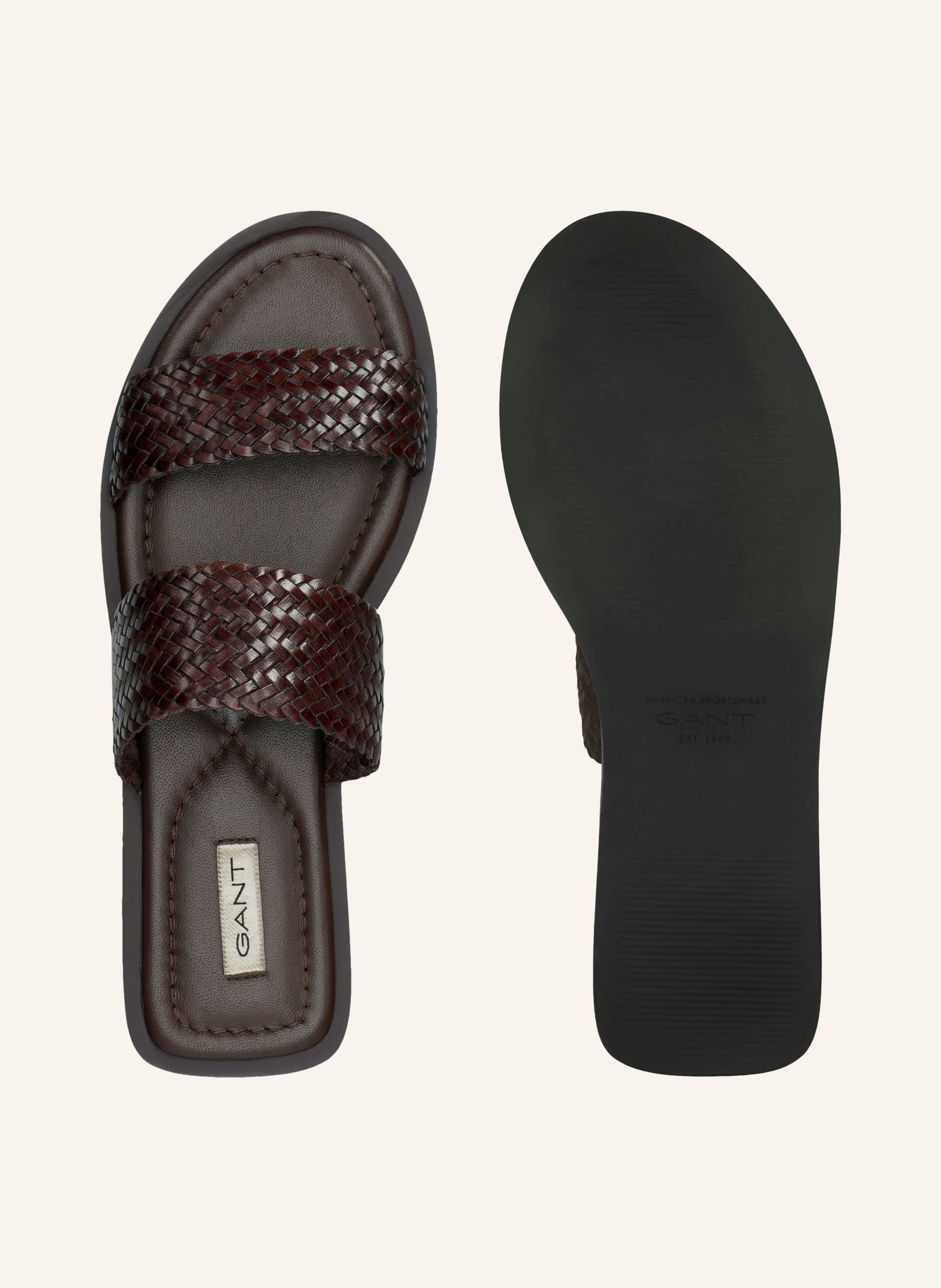 Thumbnail - Gant Pantoletten Sunlaz braun