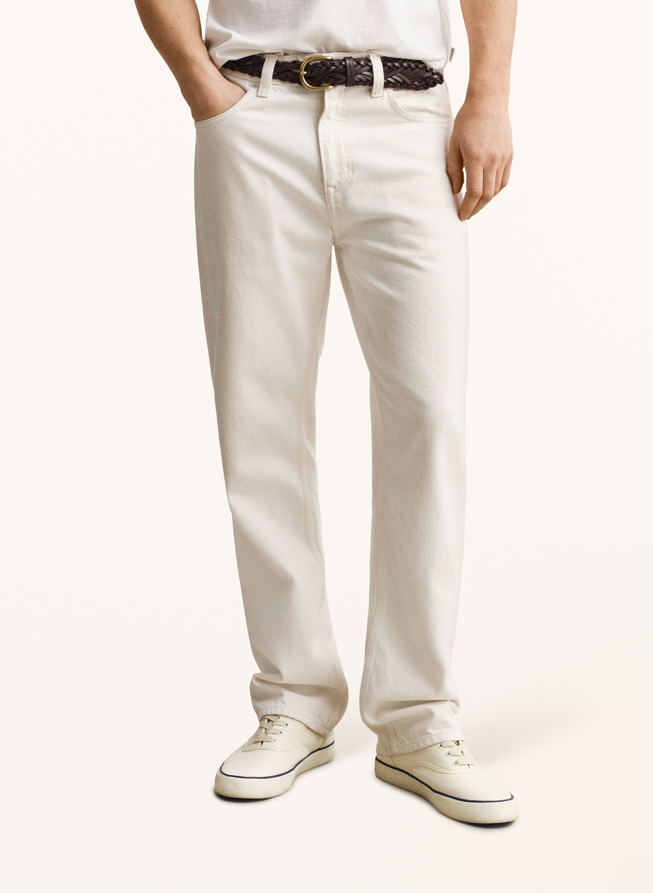 Thumbnail - Gant Jeans Straight Fit weiss