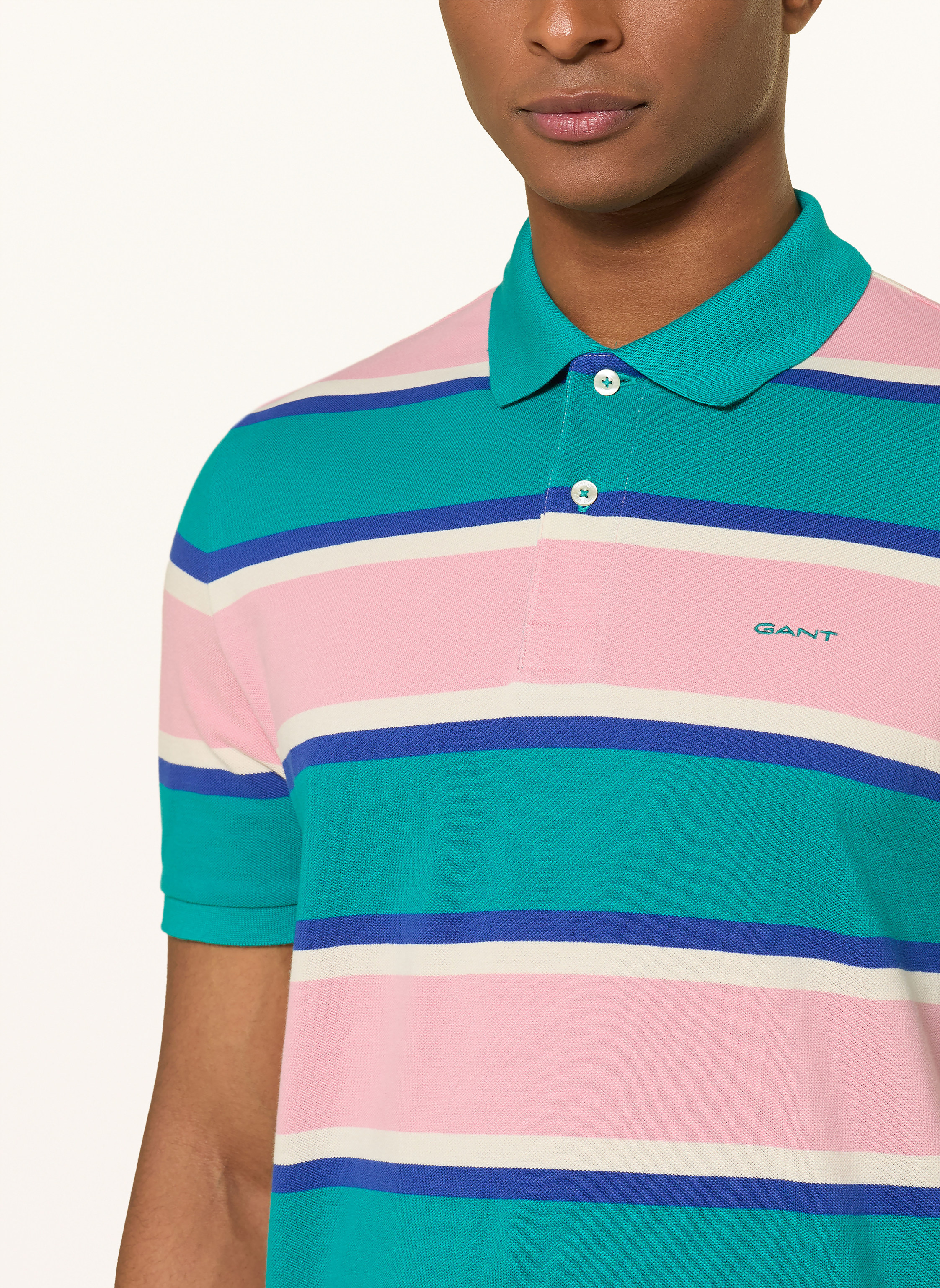 Thumbnail - Gant Piqué-Poloshirt blau