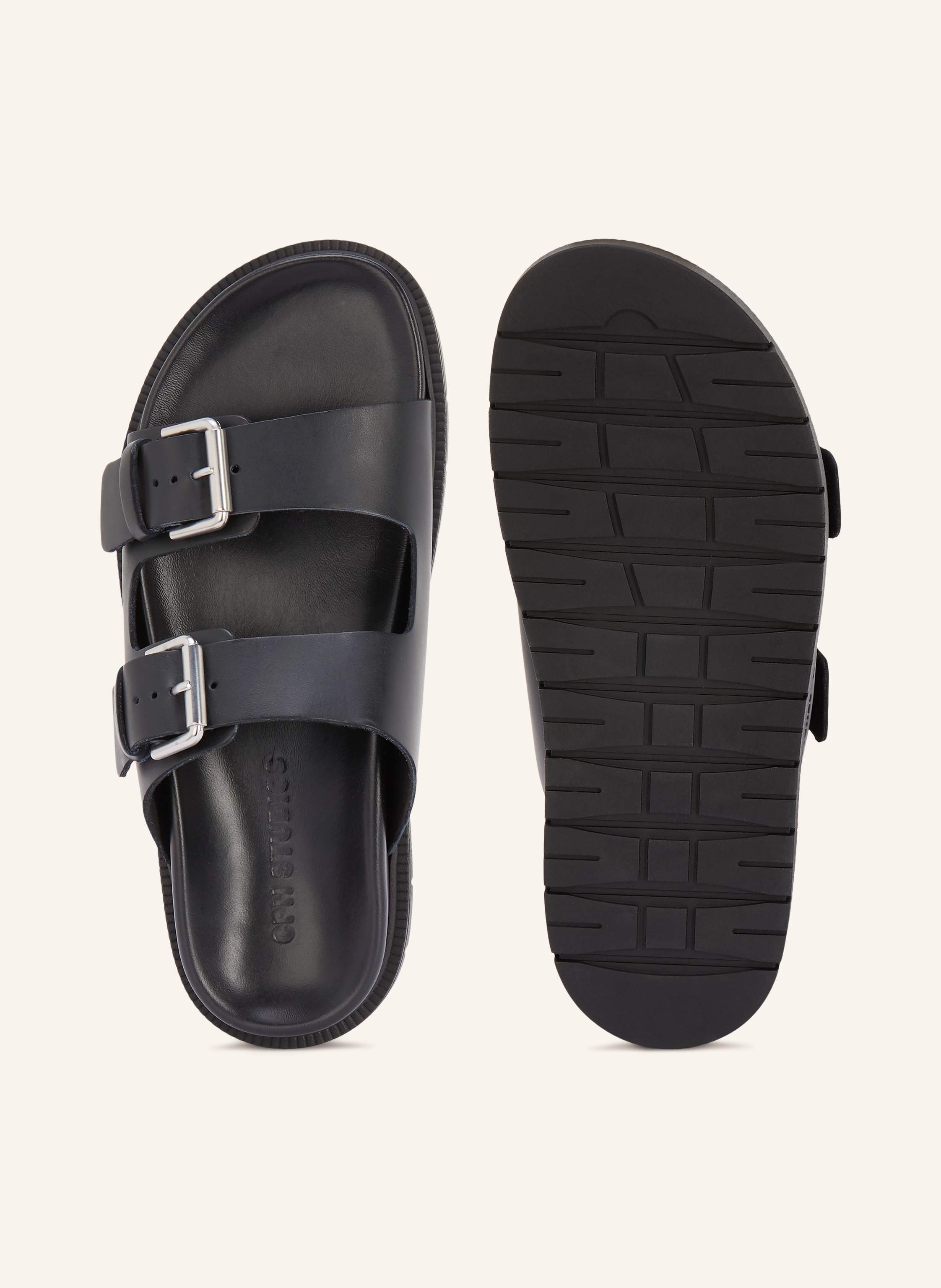 Thumbnail - Copenhagen Studios Pantoletten cph701 schwarz