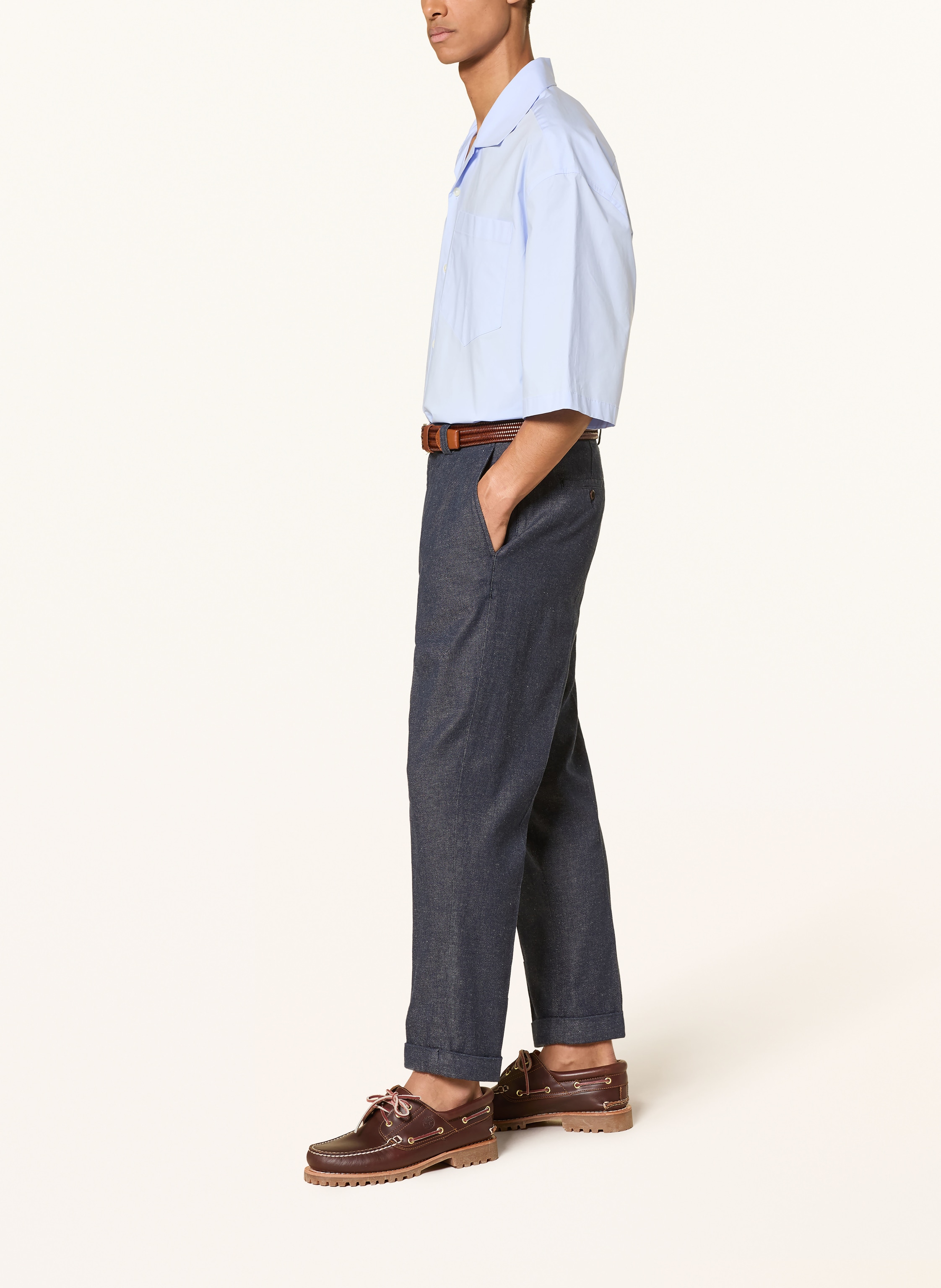 Thumbnail - Alberto Chino Ted-C Wide Fit blau