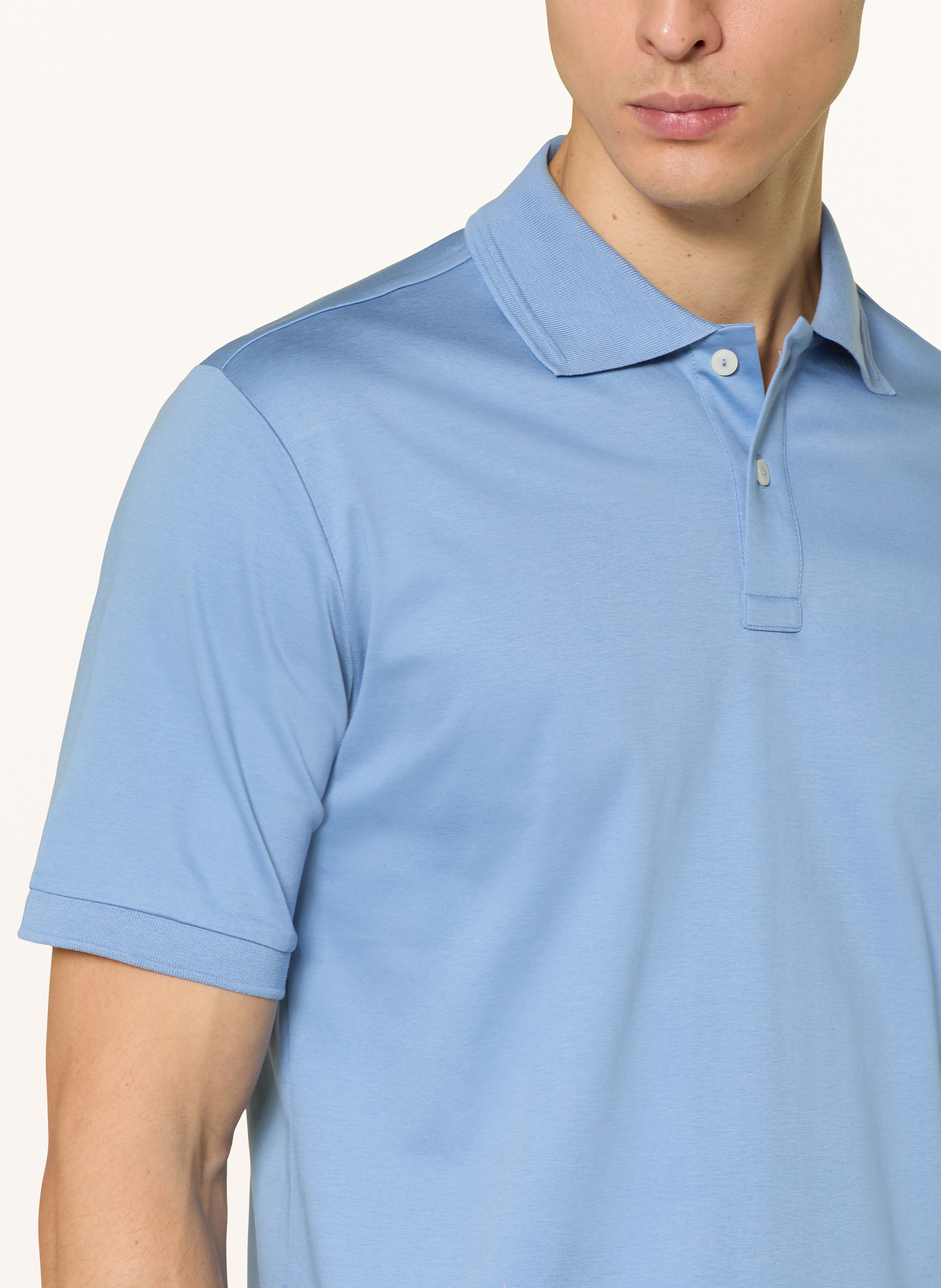Thumbnail - Eton Jersey-Poloshirt blau