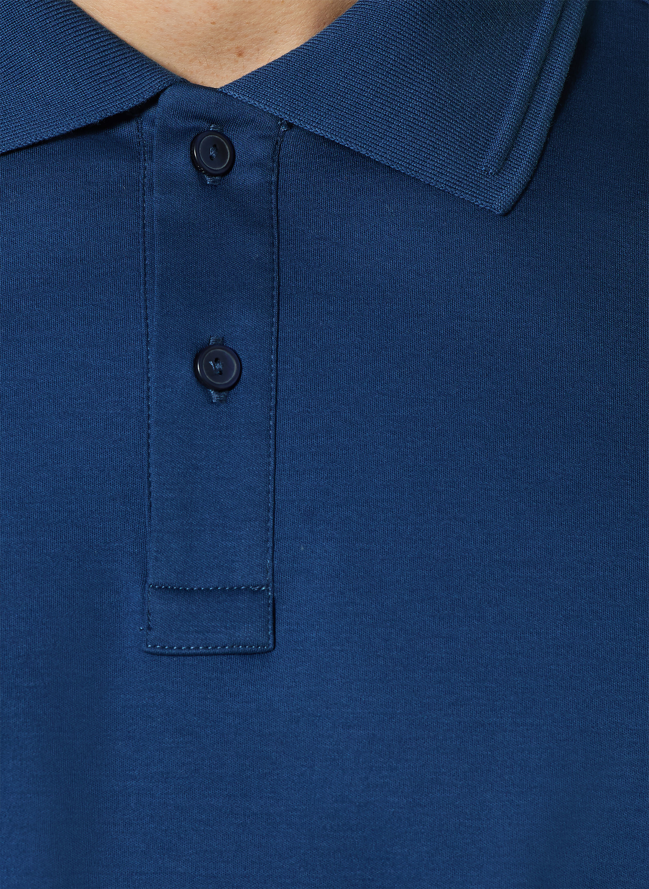 Thumbnail - Eton Jersey-Poloshirt blau