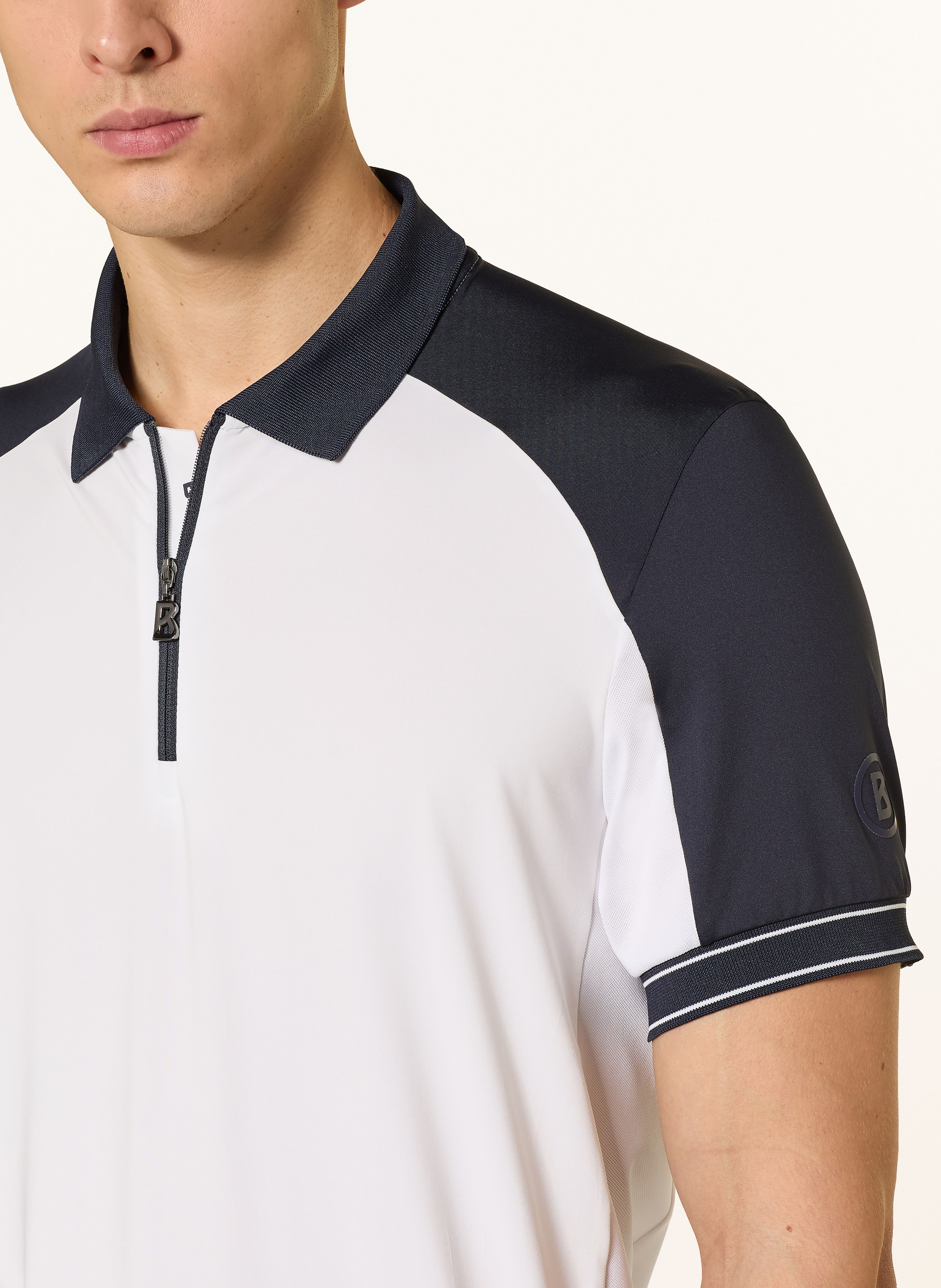 Thumbnail - Bogner Jersey-Poloshirt Fabius weiss