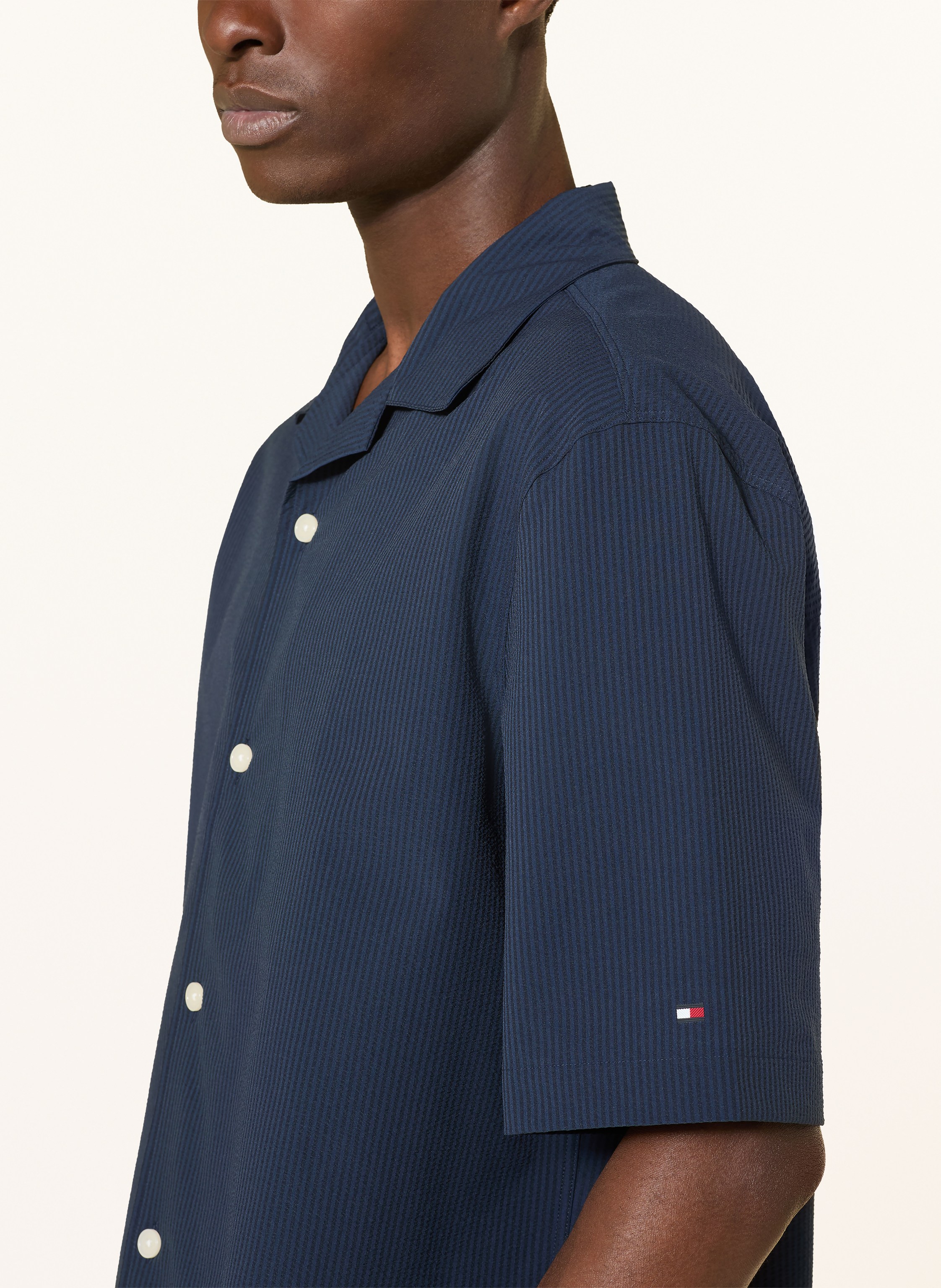 Thumbnail - Tommy Hilfiger Resorthemd Relaxed Fit blau