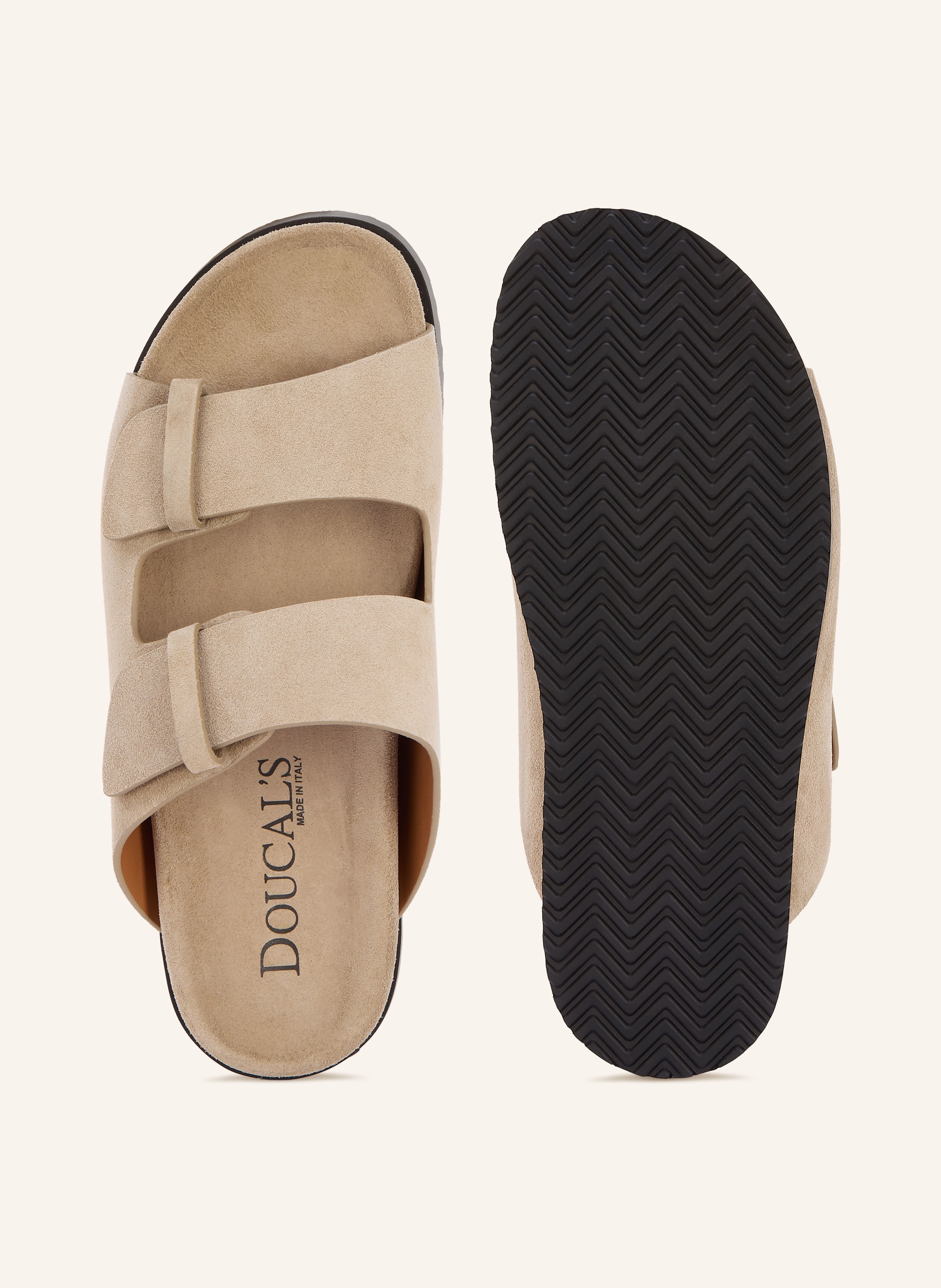 Thumbnail - Doucal's Pantoletten Akari beige