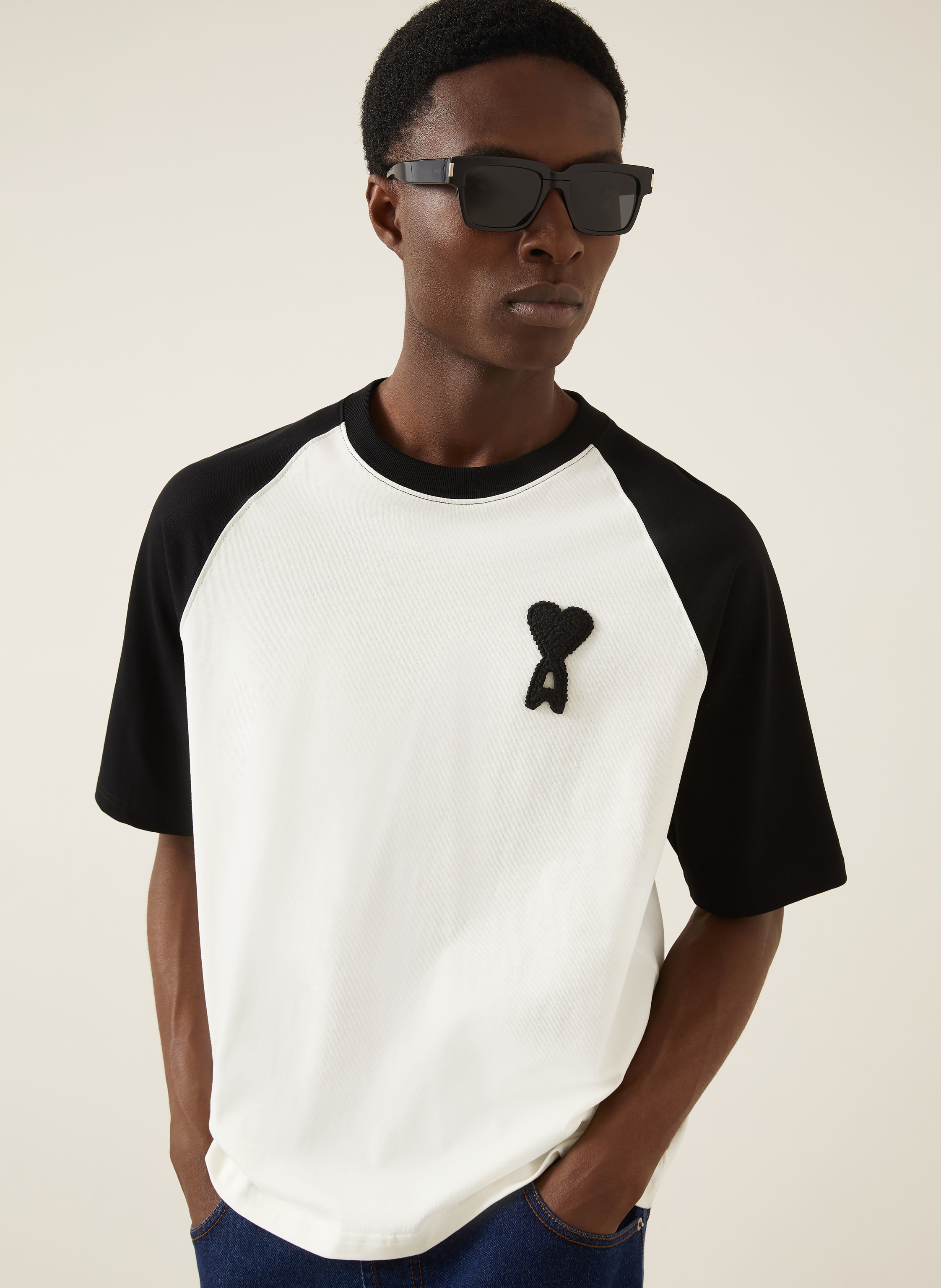 Thumbnail - Ami Paris T-Shirt schwarz