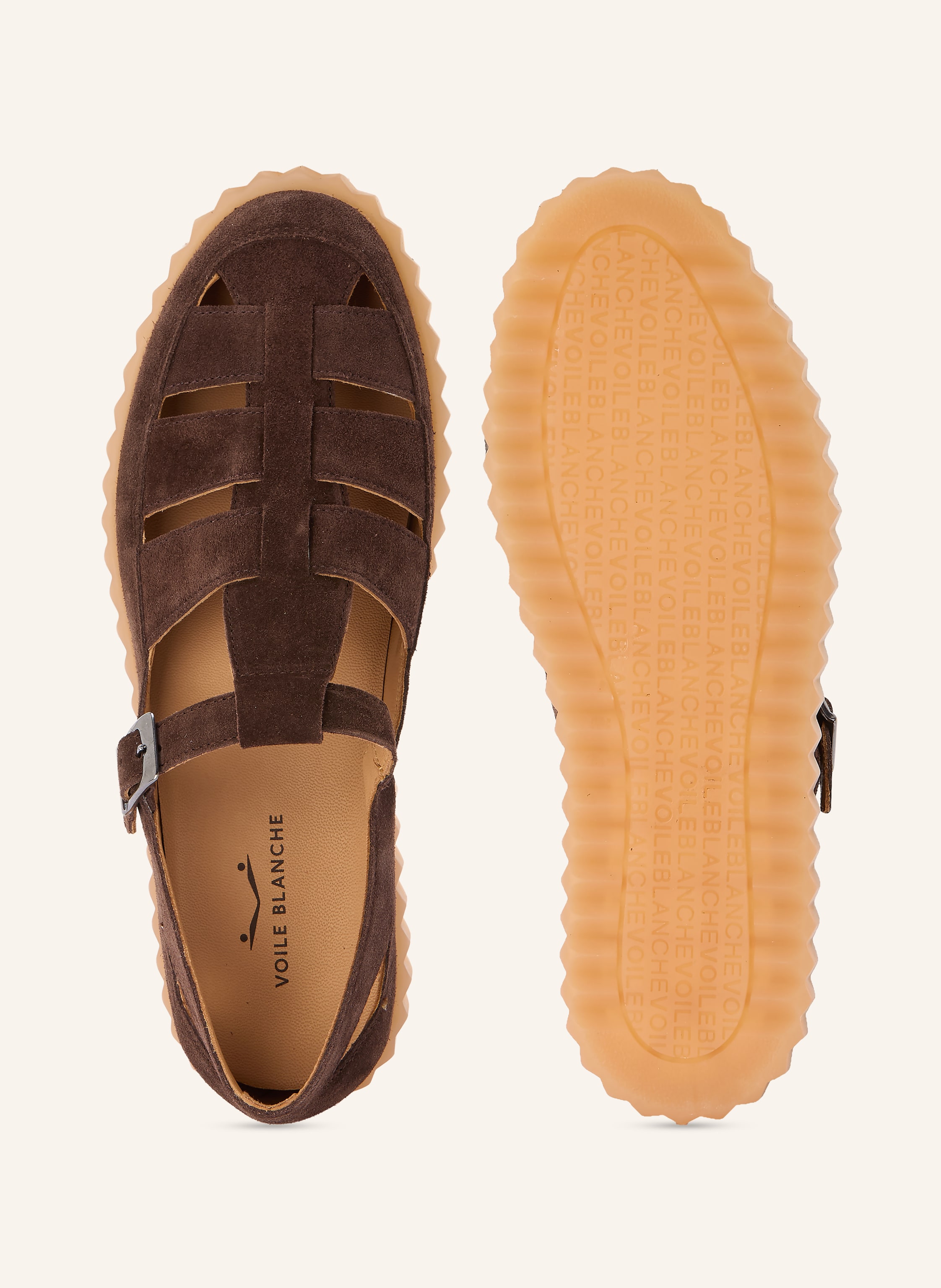 Thumbnail - Voile Blanche Sandalen Spidy Mit Cut-Outs braun