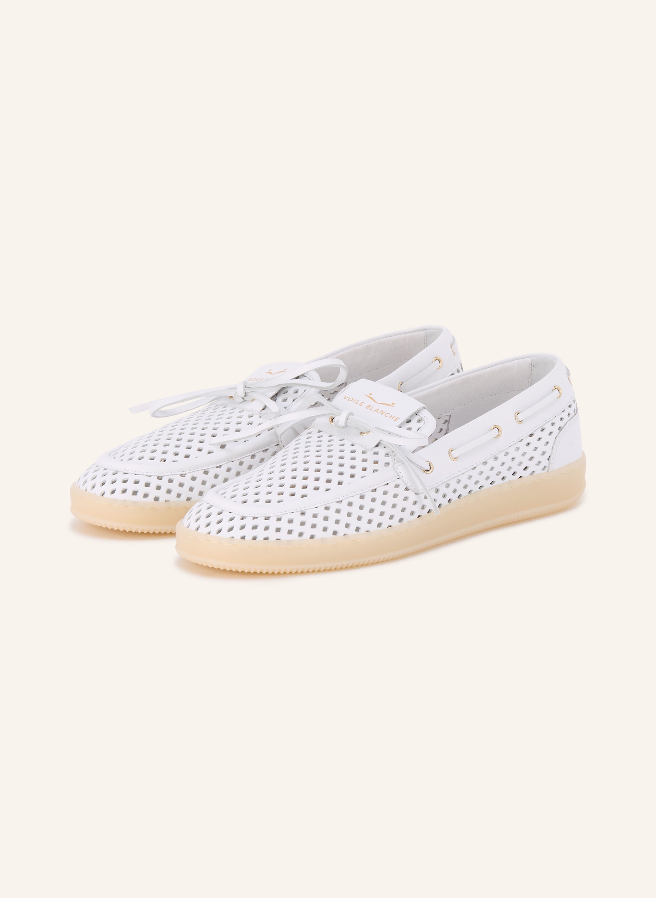 Voile Blanche Bootsschuhe Olivai Wind Perfy weiss