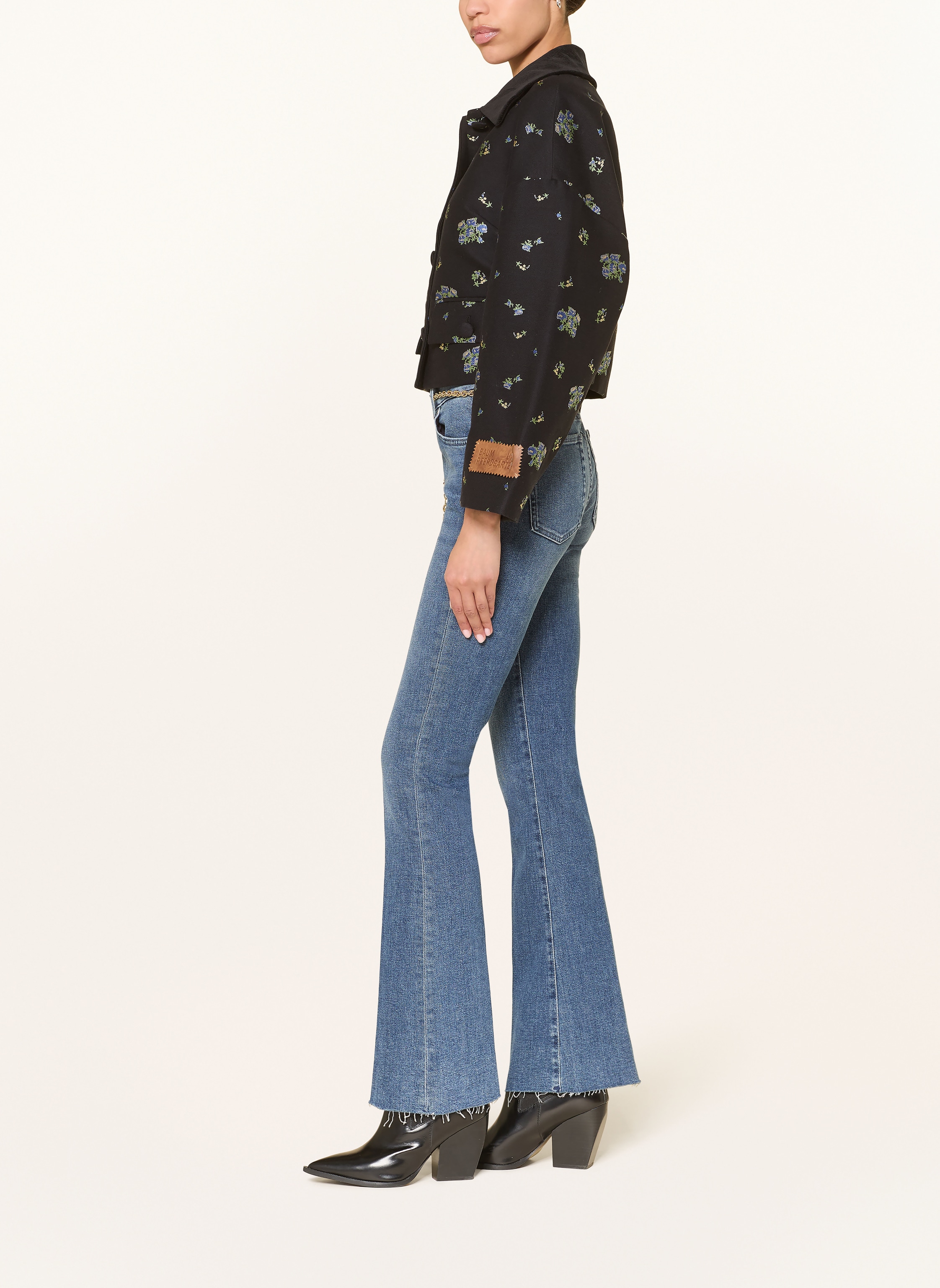 Thumbnail - 7 For All Mankind Bootcut Jeans Bootcut Tailorless blau